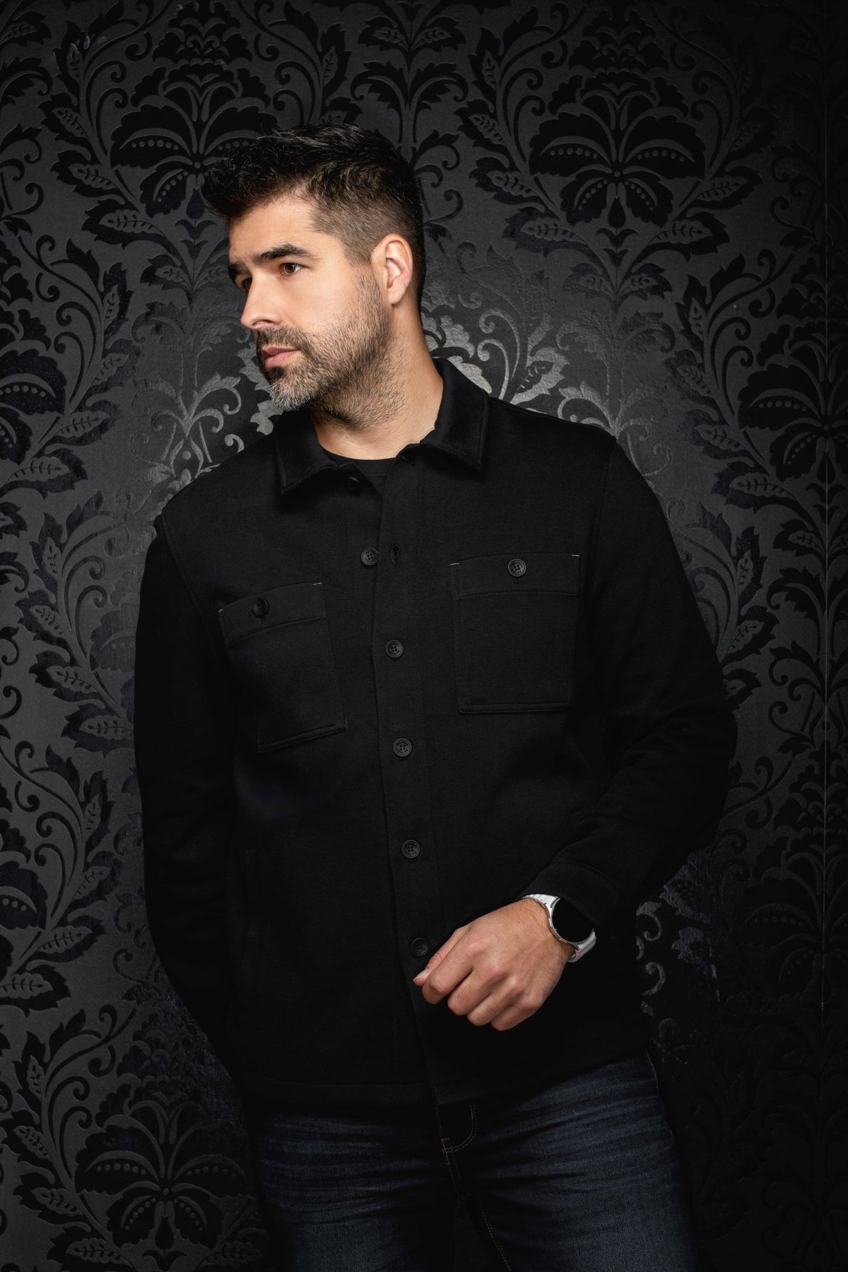 SURCHEMISE | BRIAN, Black - AU NOIR