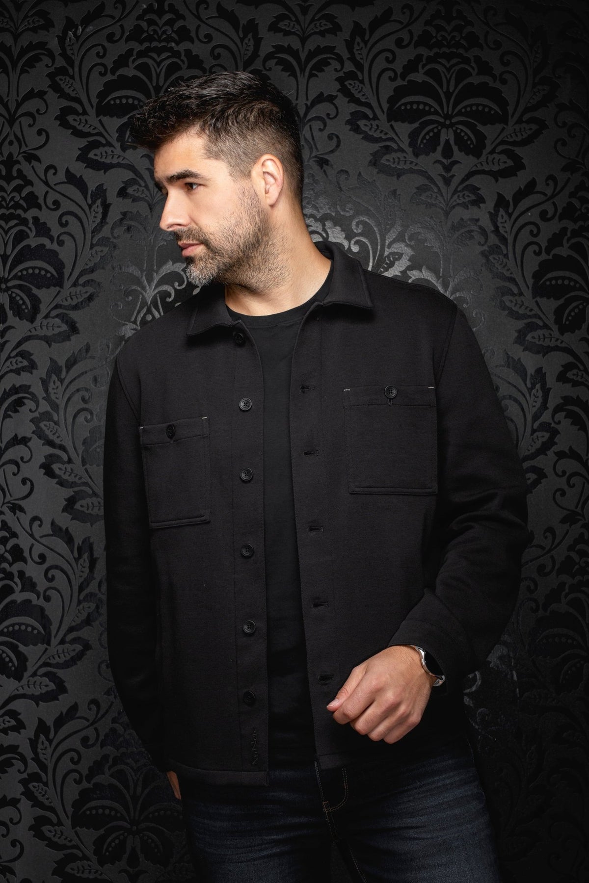 SURCHEMISE | BRIAN, Black - AU NOIR