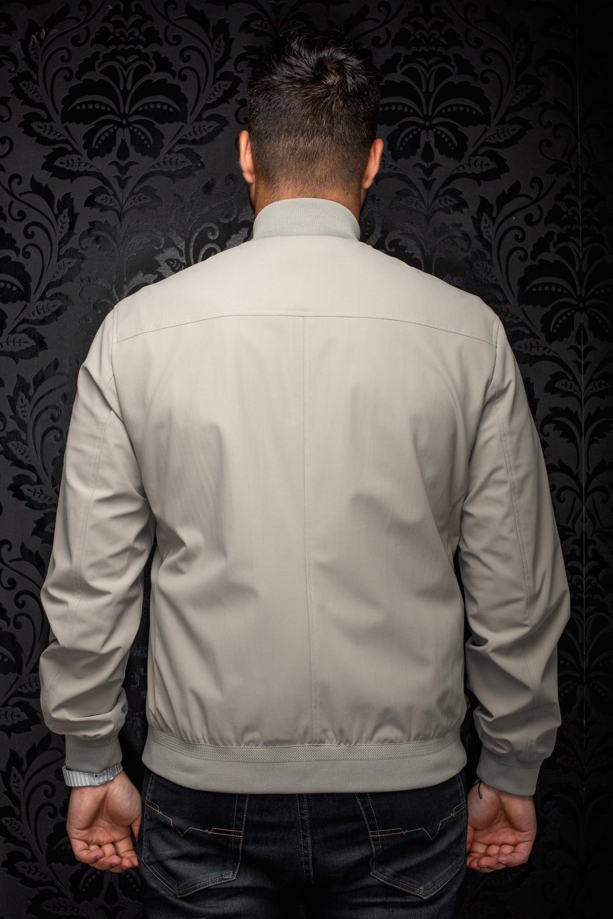 Veste Bomber | LIMAO-MAXWELL, Khaki - AU NOIR