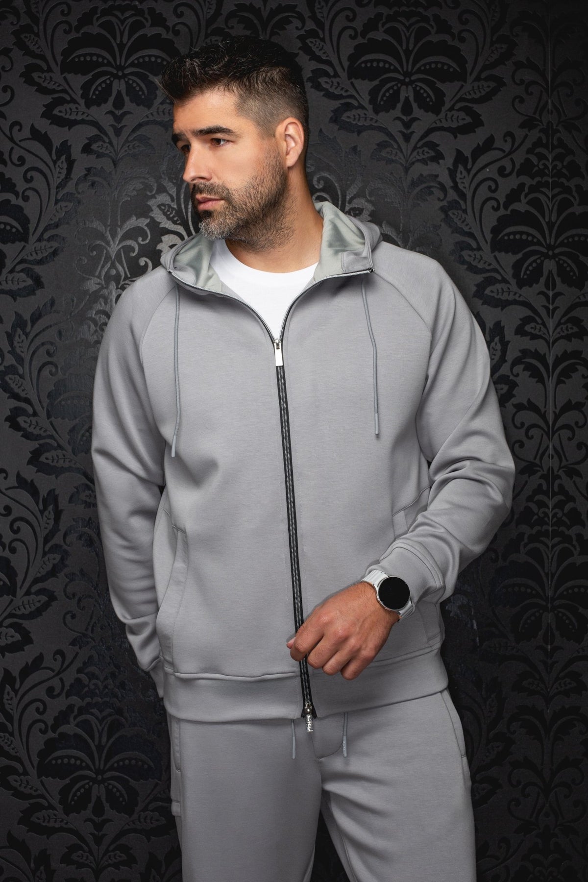 VESTE SPORT | HERMAN, grey - AU NOIR