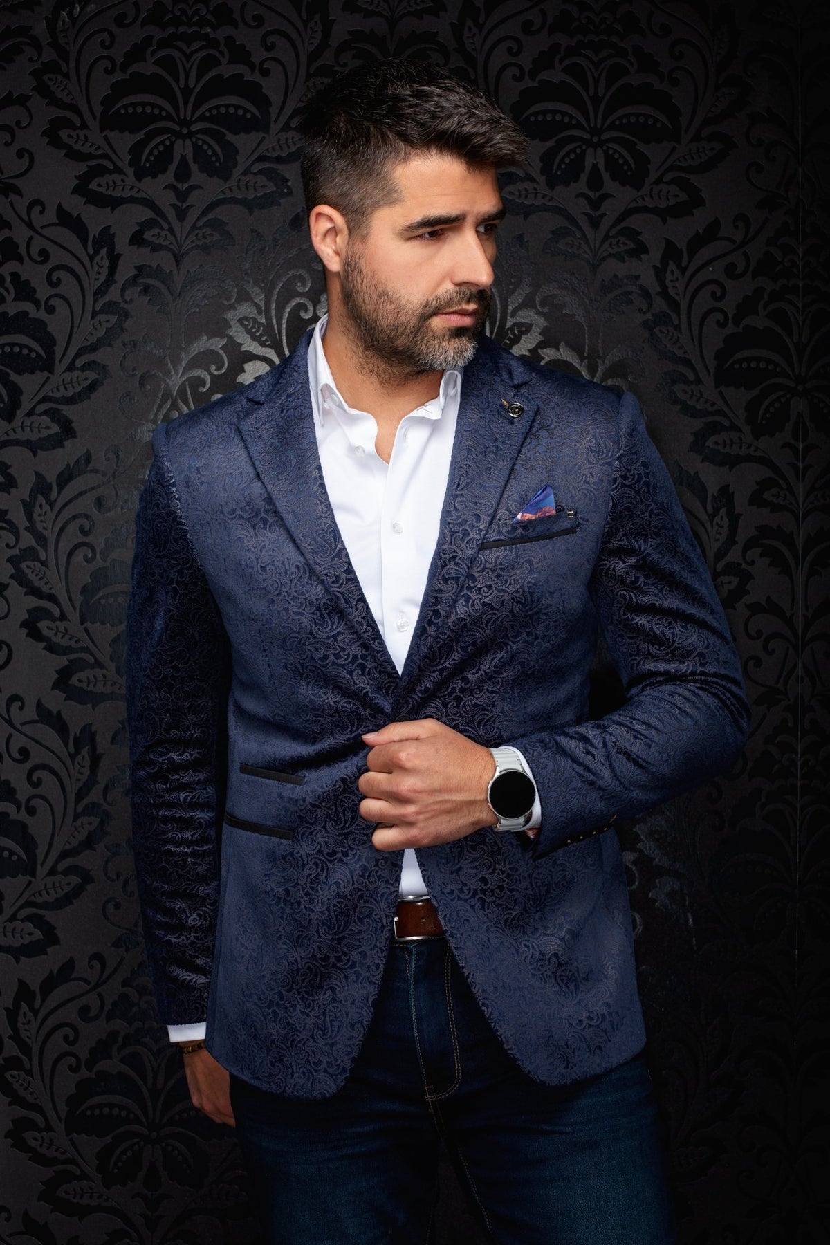 VESTON | CALION, Navy - AU NOIR