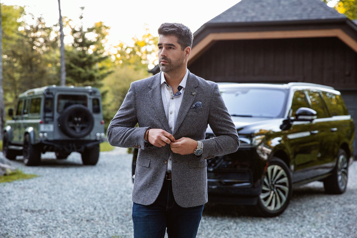 VESTON | KONRAD, Navy - AU NOIR