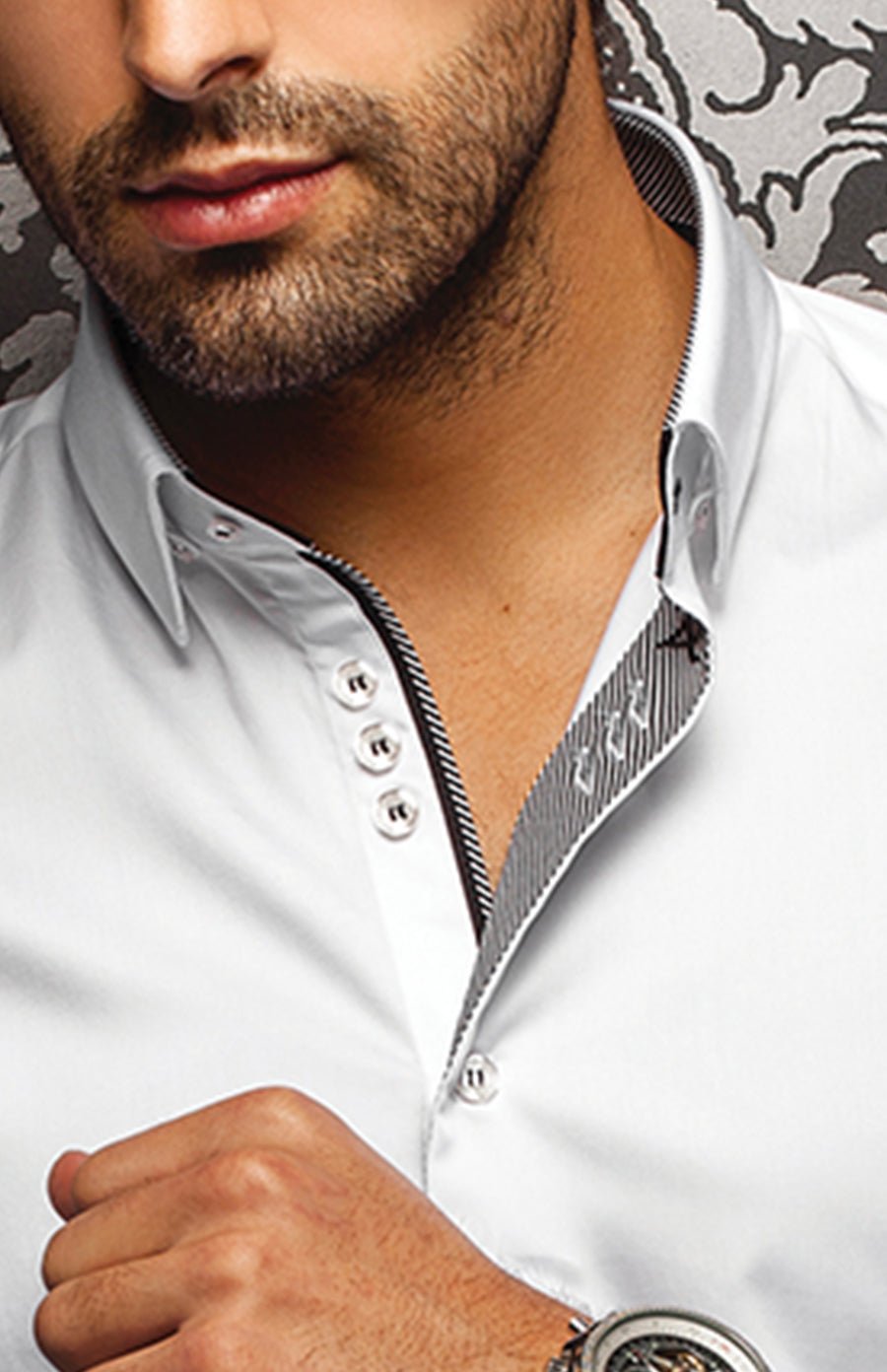 Camisa FERRE, blanca - AU NOIR