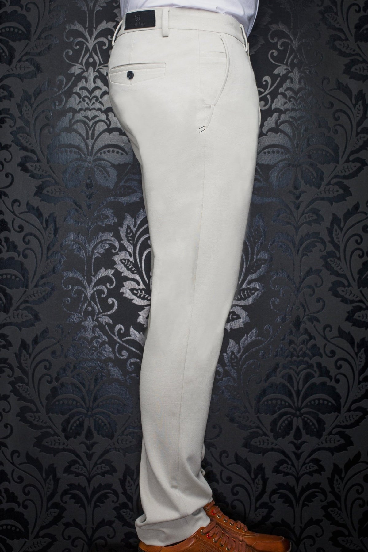 PANTS BERETTA-GIACOMO, Stone - AU NOIR
