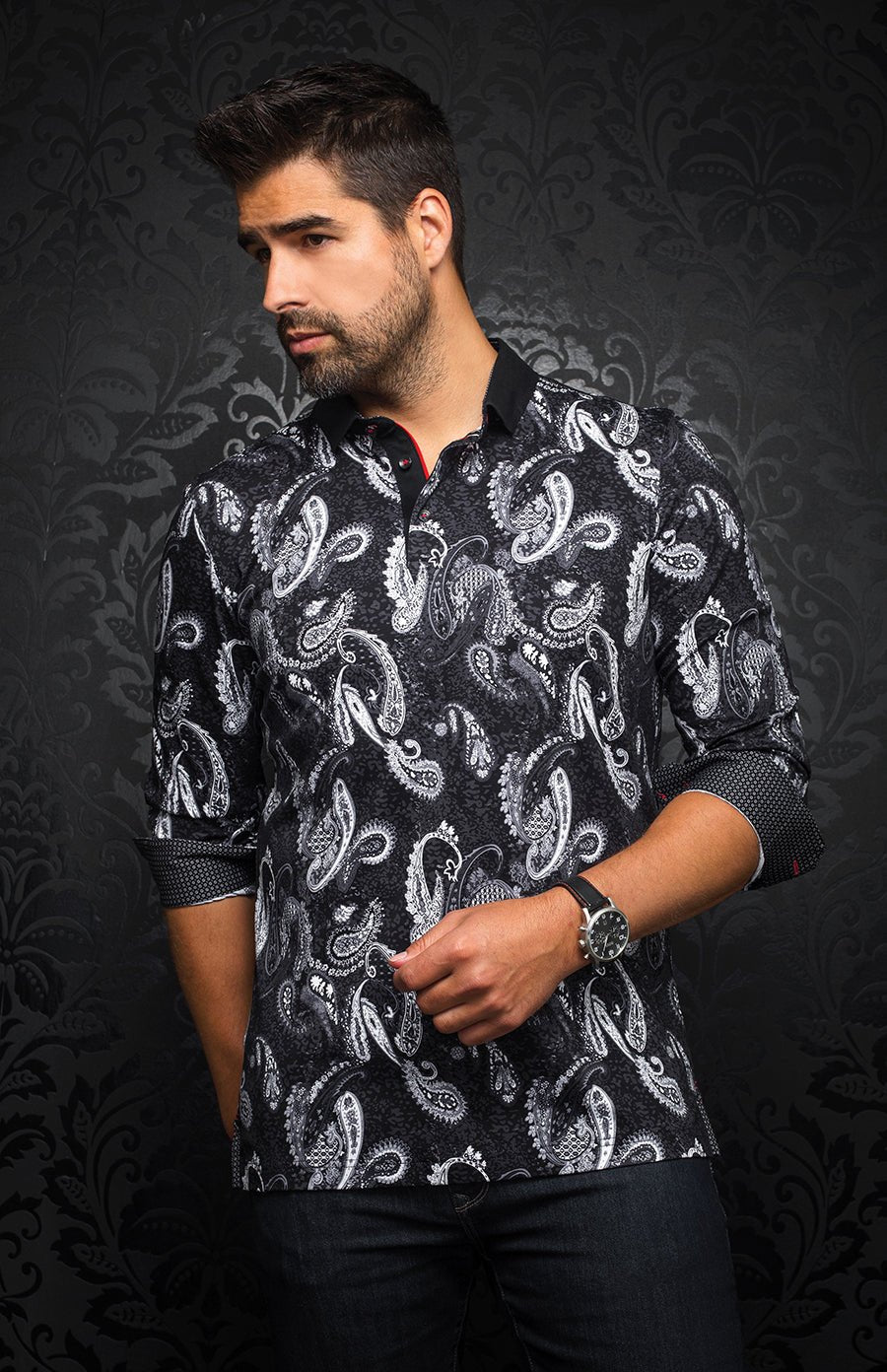 Polo | AHMOSIS, Negro - AU NOIR