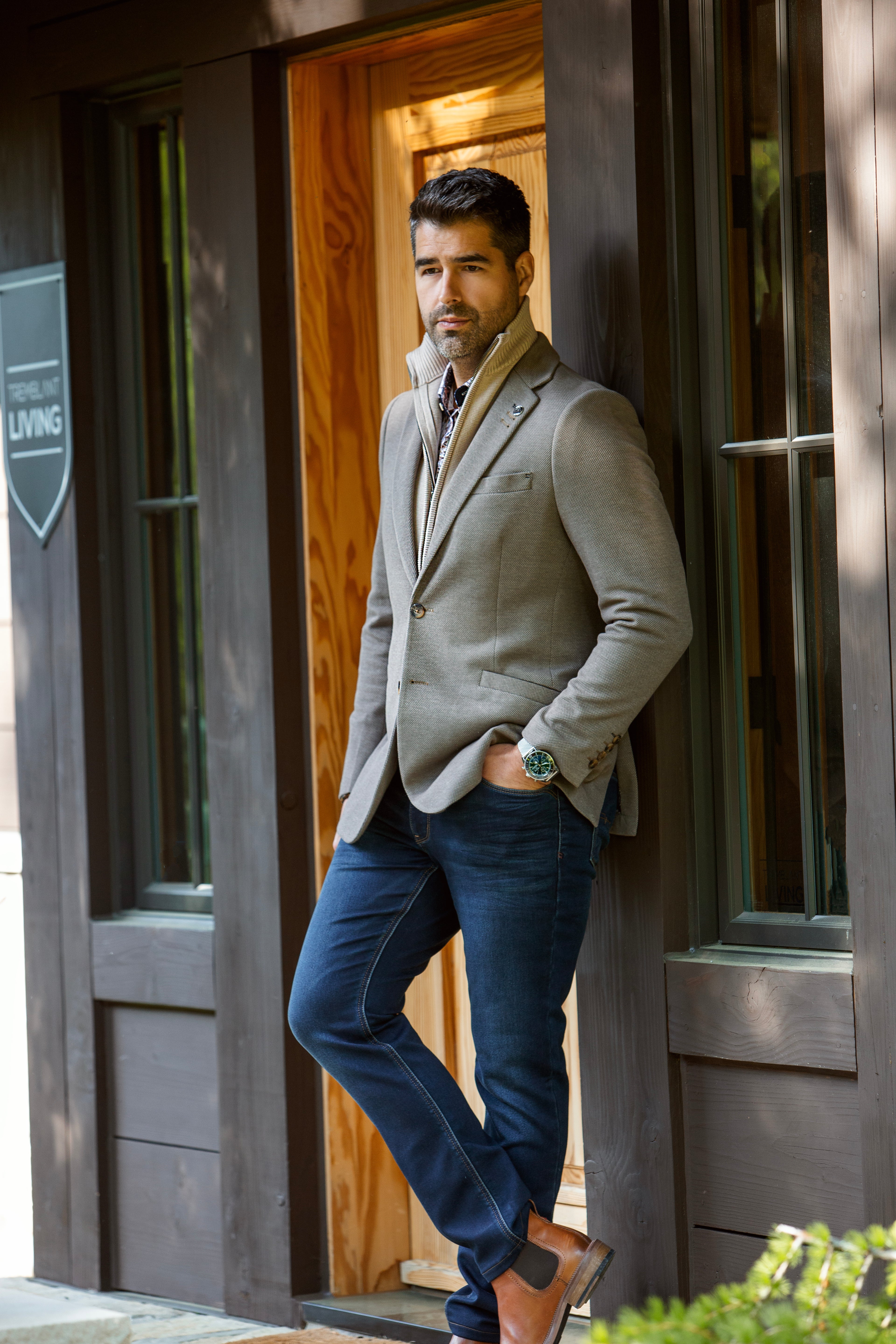 VESTON | FOCAL-MOCK, Taupe