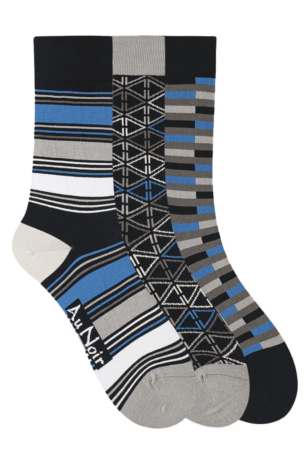 3 PARES - CALCETINES PARA HOMBRE - AU NOIR