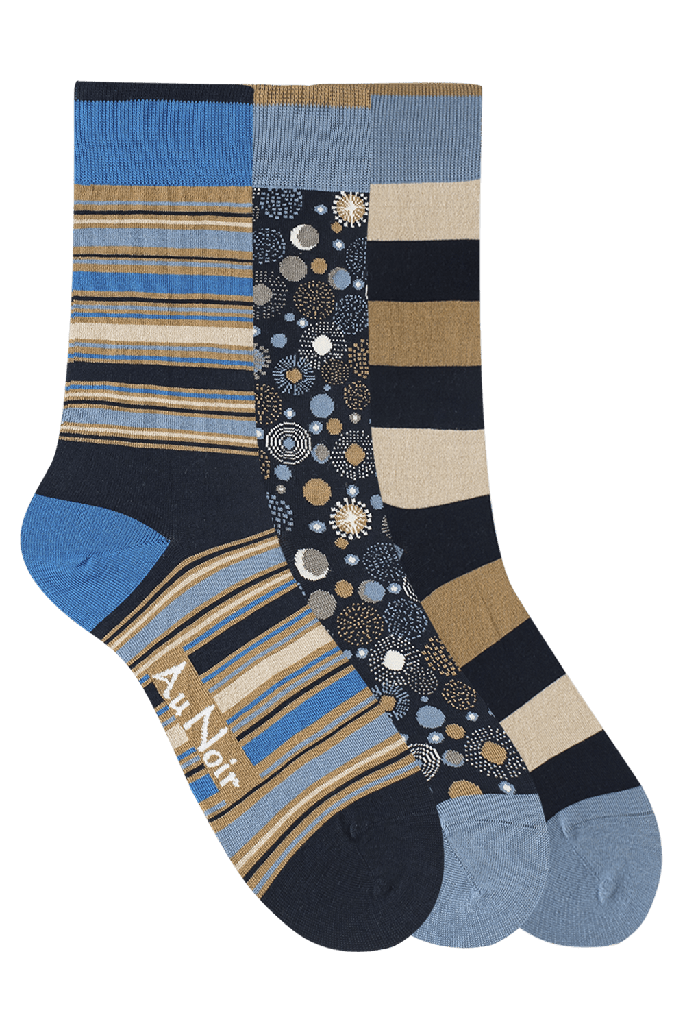 3 PARES - CALCETINES PARA HOMBRE - AU NOIR