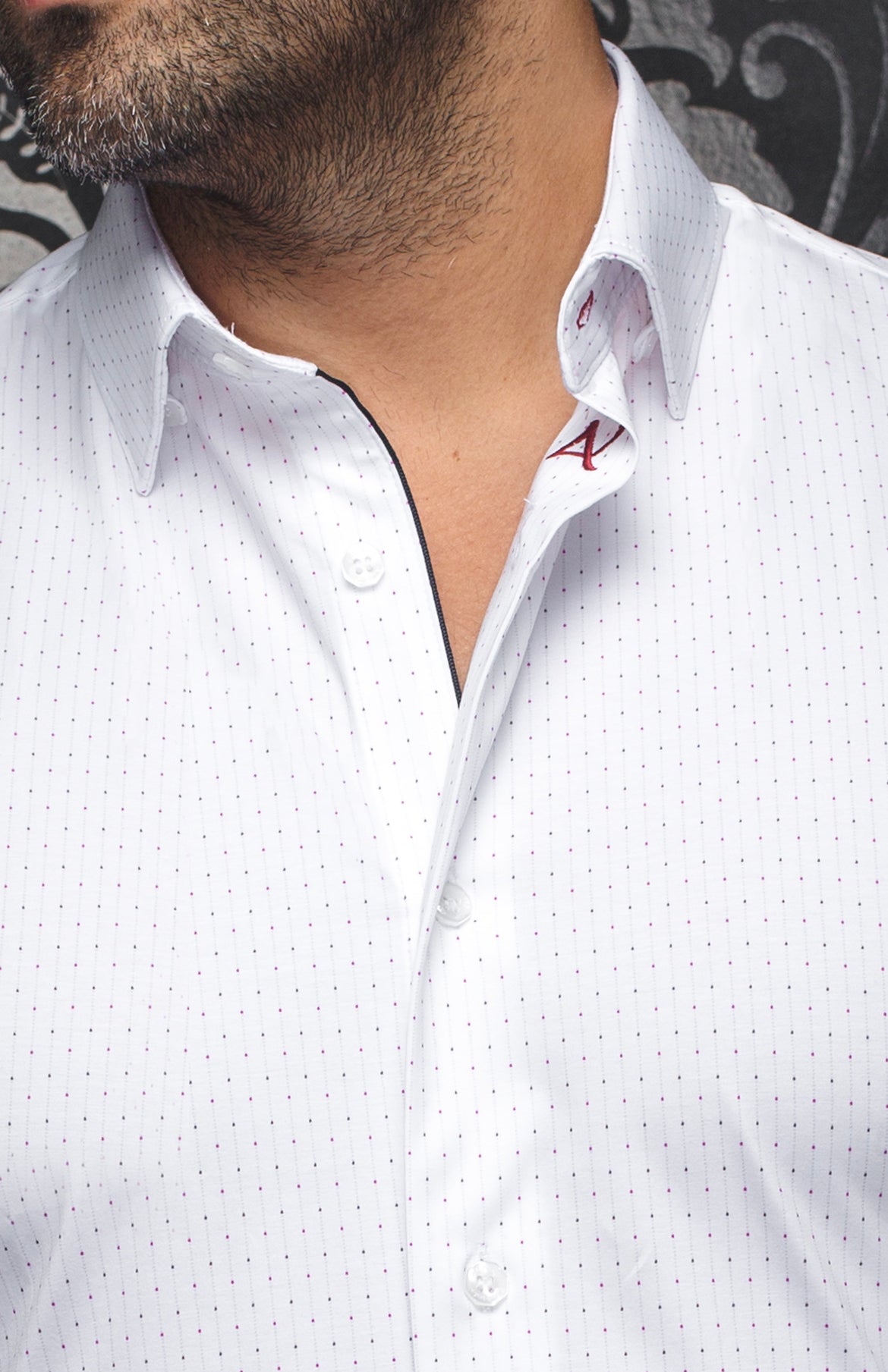 Camisa  ALEXANDER-NDL, blanco fucsia