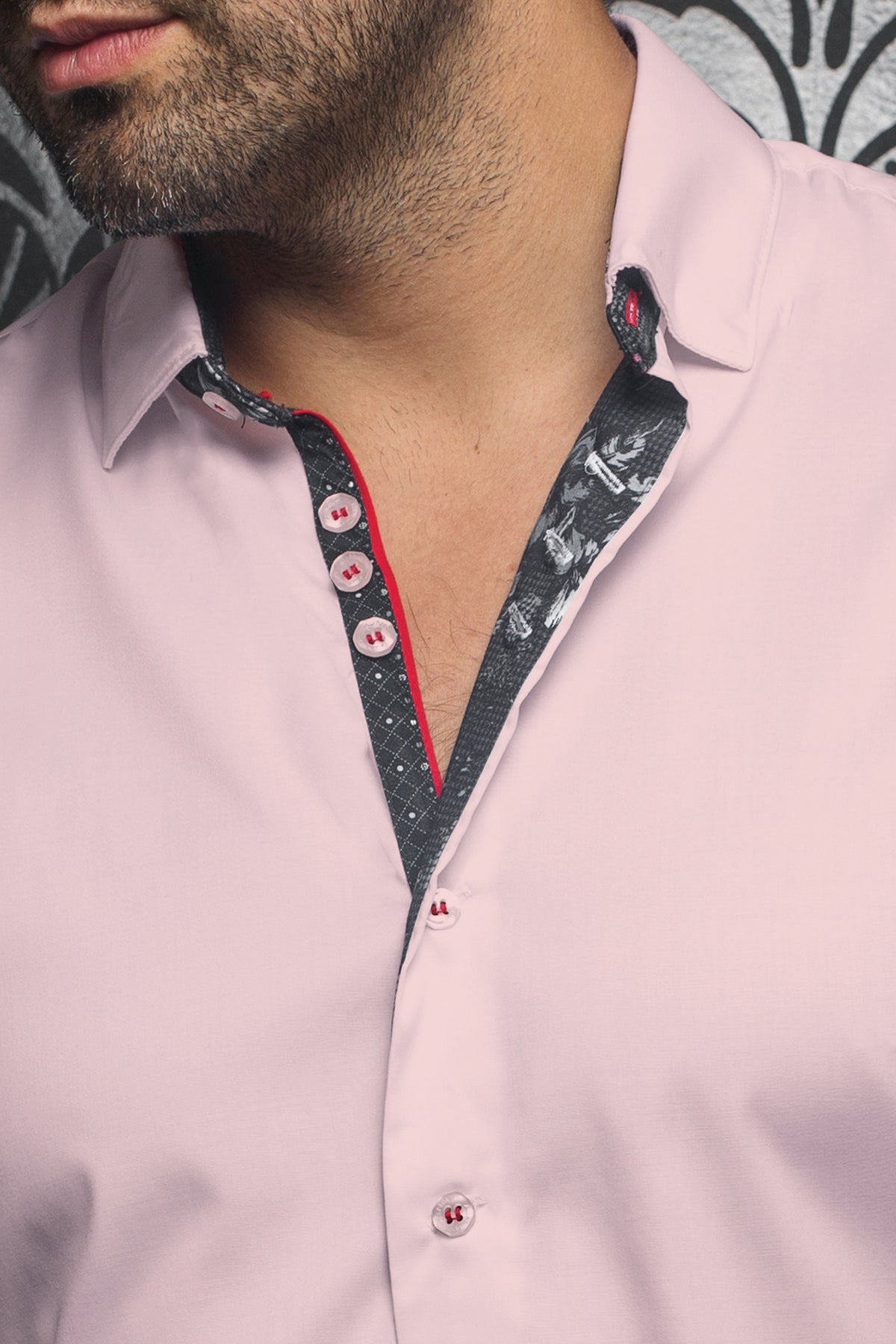 Camisa  MC QUEEN, rosa
