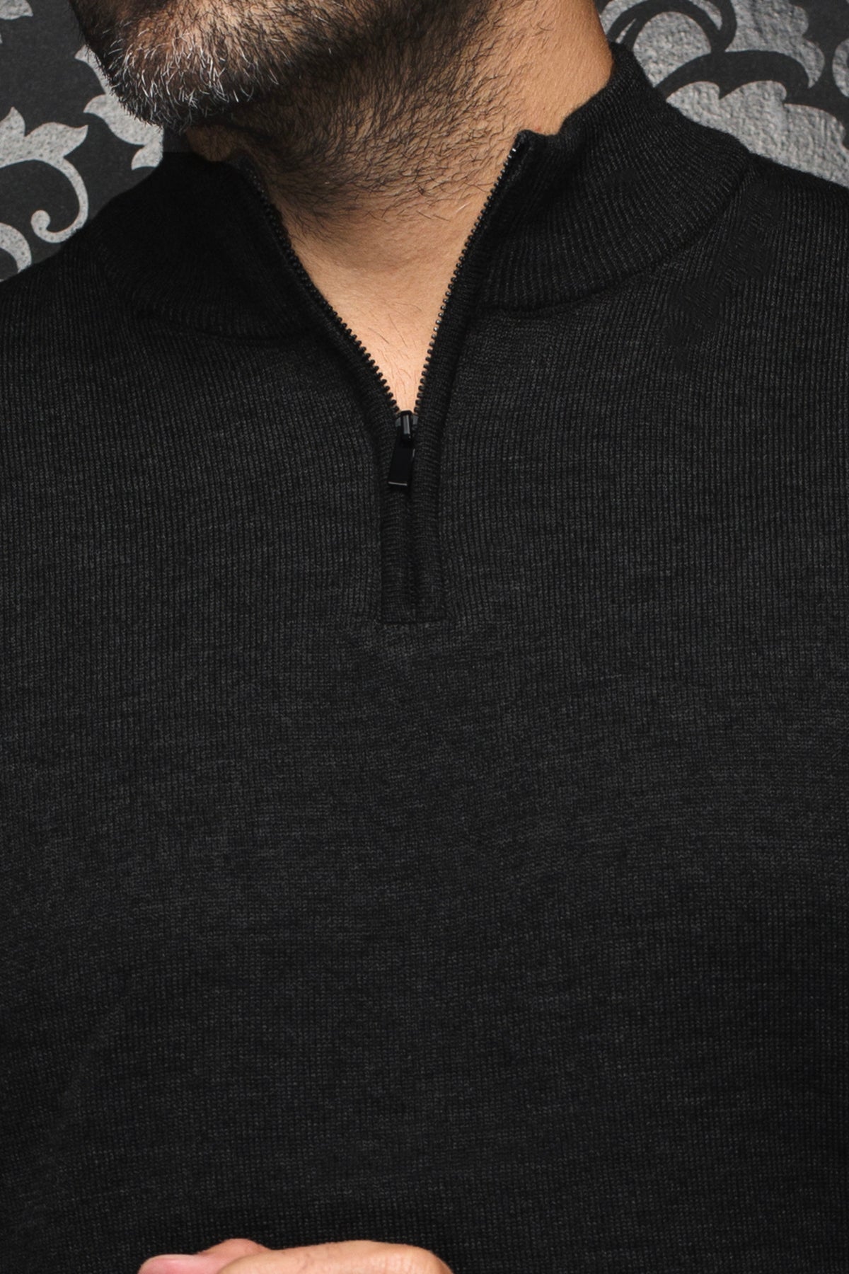 JERSEY DE LANA MERINO |  MESTA, negro