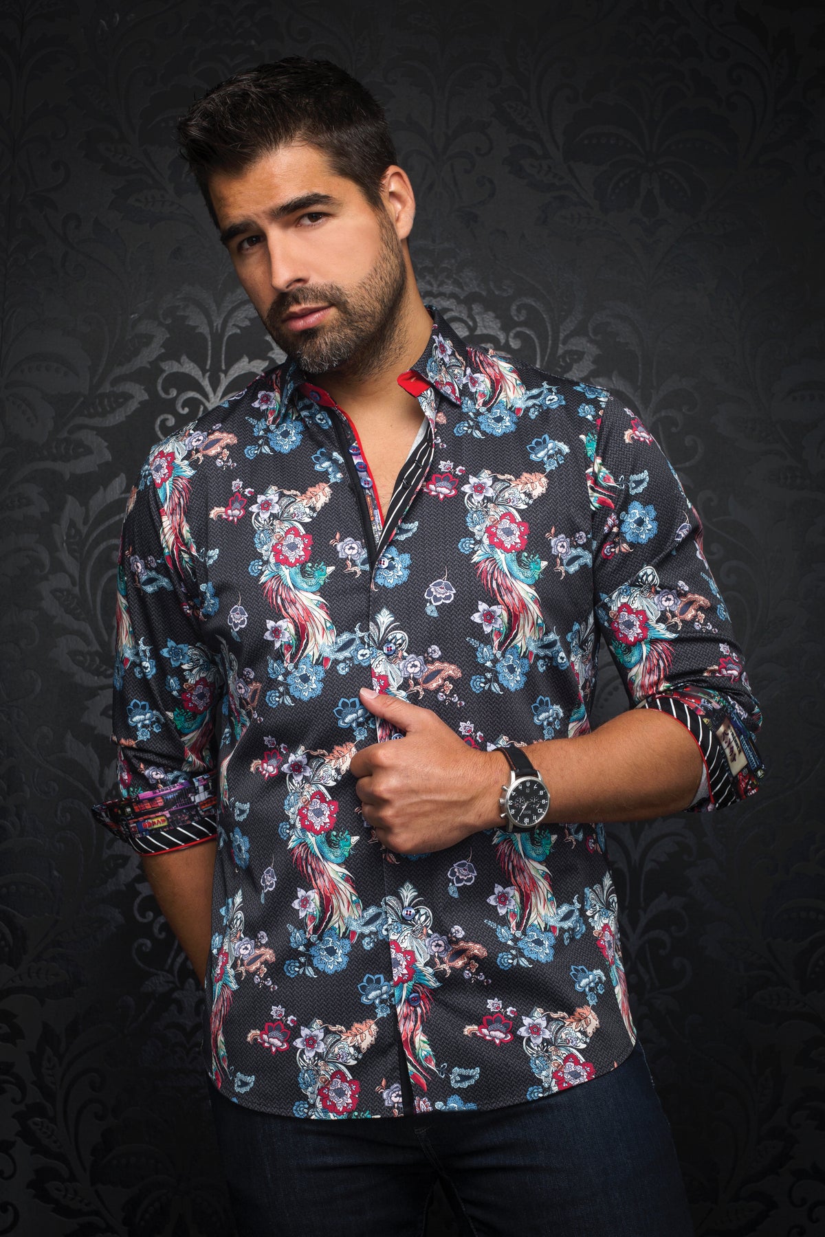 Shirt  Rivera, Black Multi
