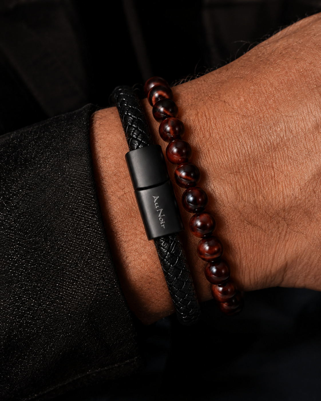 BRACELET SQUAD, Black Red Tiger
