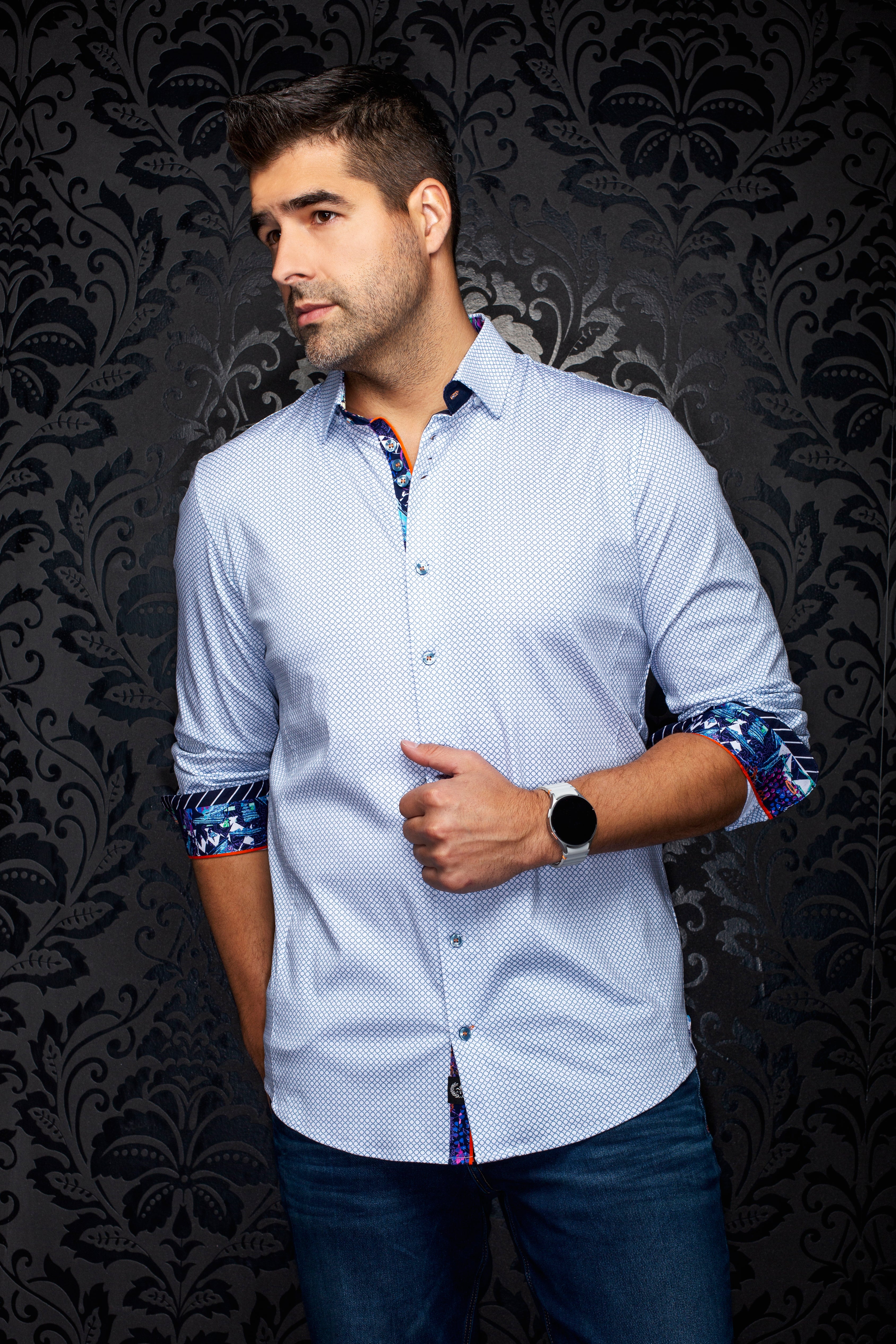 CHEMISE | SUNDANCE, White Denim