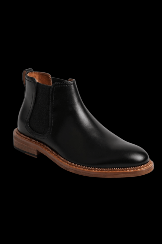 Au Noir Kirkwood Classic Black Leather Chelsea Boots 10.5 Men main image 2
