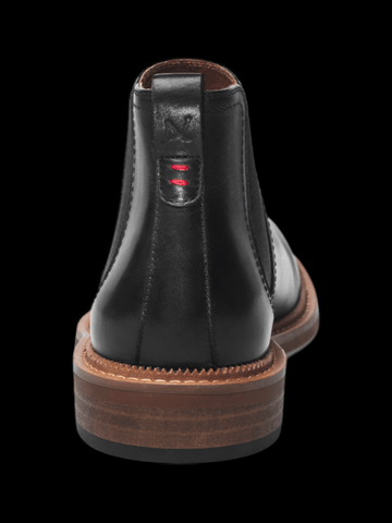 Au Noir Kirkwood Classic Black Leather Chelsea Boots 10.5 Men main image 4