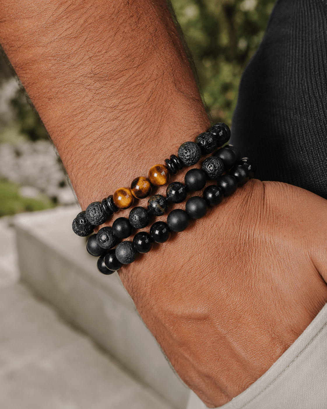 BRACELET RITE, Black Tiger - AU NOIR