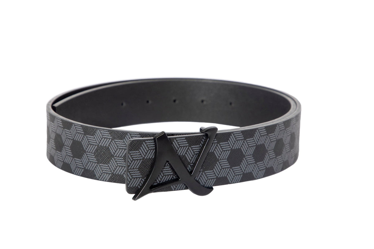 CINTURÓN REVERSIBLE | SHELBY BLACK, negro - AU NOIR