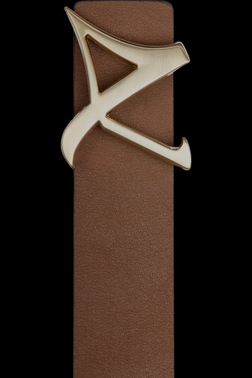 CINTURÓN REVERSIBLE | SHELBY GOLD, marrón - AU NOIR