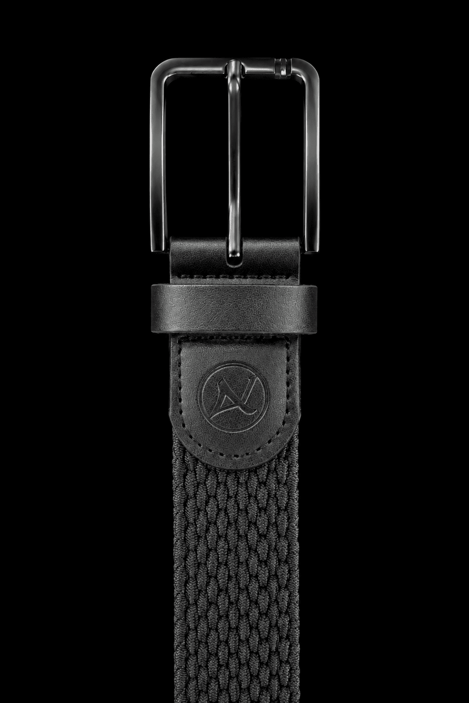 CEINTURE TRESSÉE | MANGUSTA BLACK GUNMETAL - AU NOIR