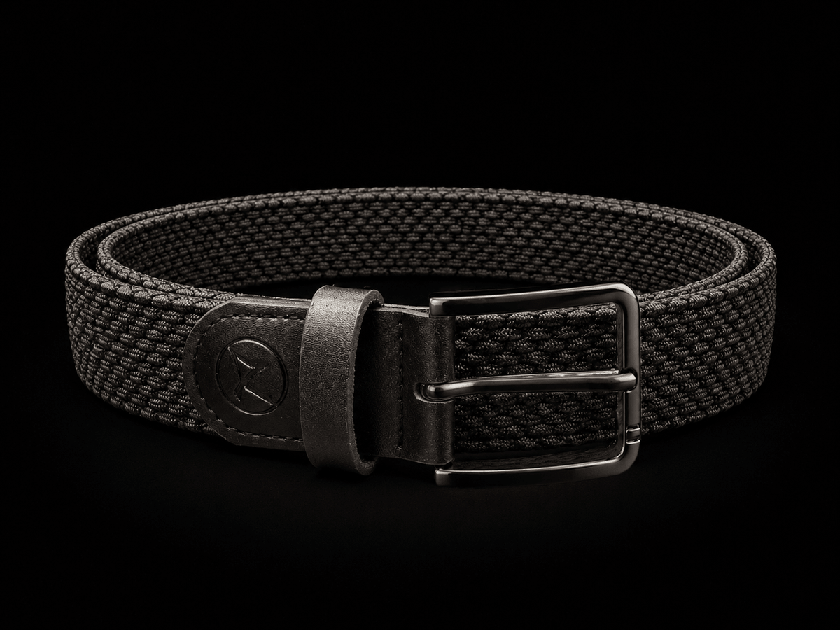 CEINTURE TRESSÉE | MANGUSTA BLACK GUNMETAL - AU NOIR