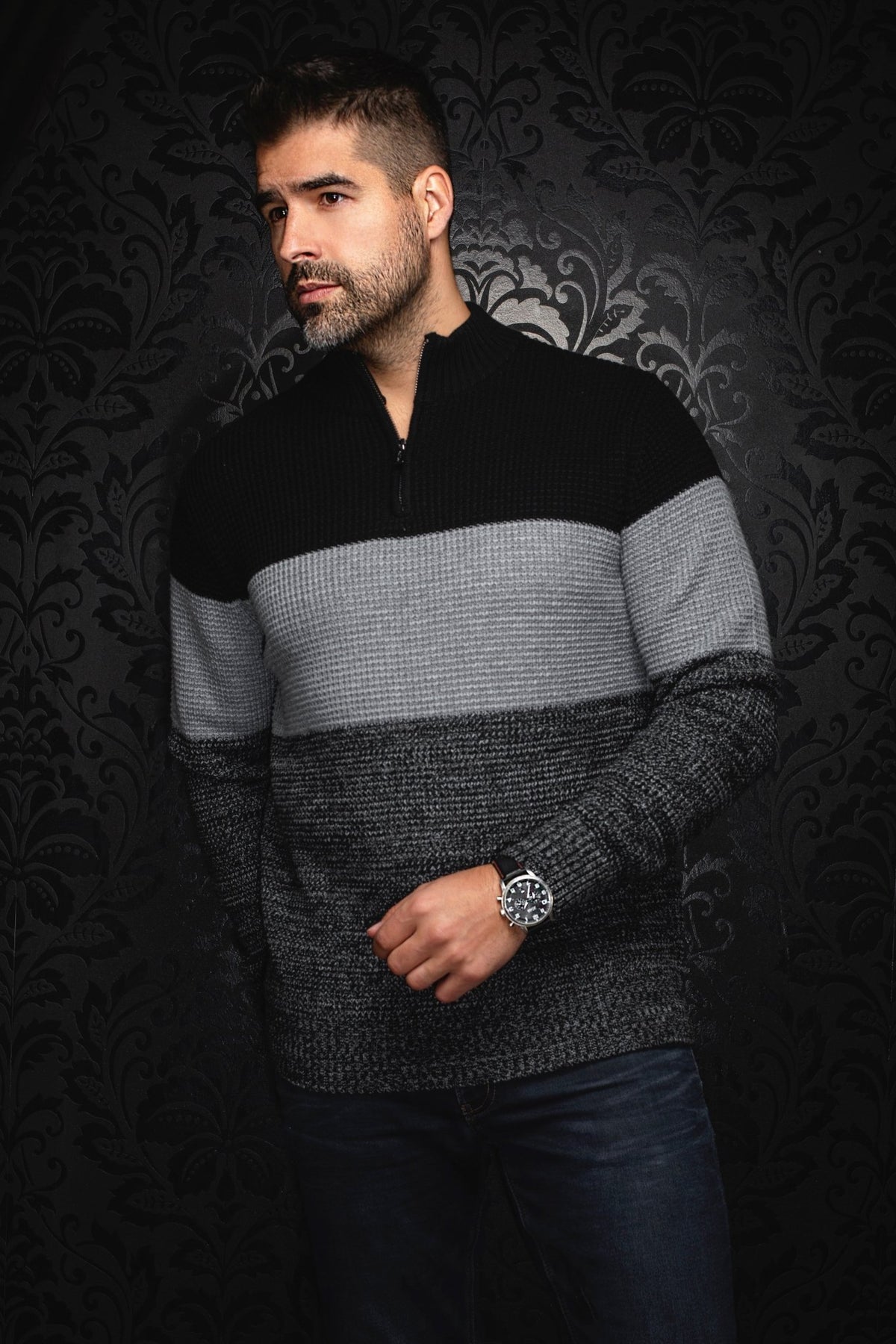 JERSEY DE LANA MERINO | DALVIK, Negro - AU NOIR