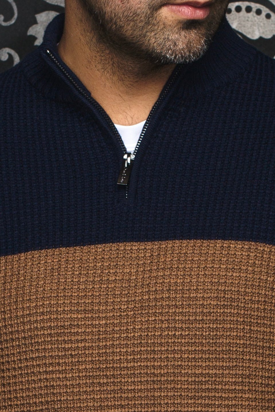 JERSEY DE LANA MERINO | DALVIK, Tabaco - AU NOIR