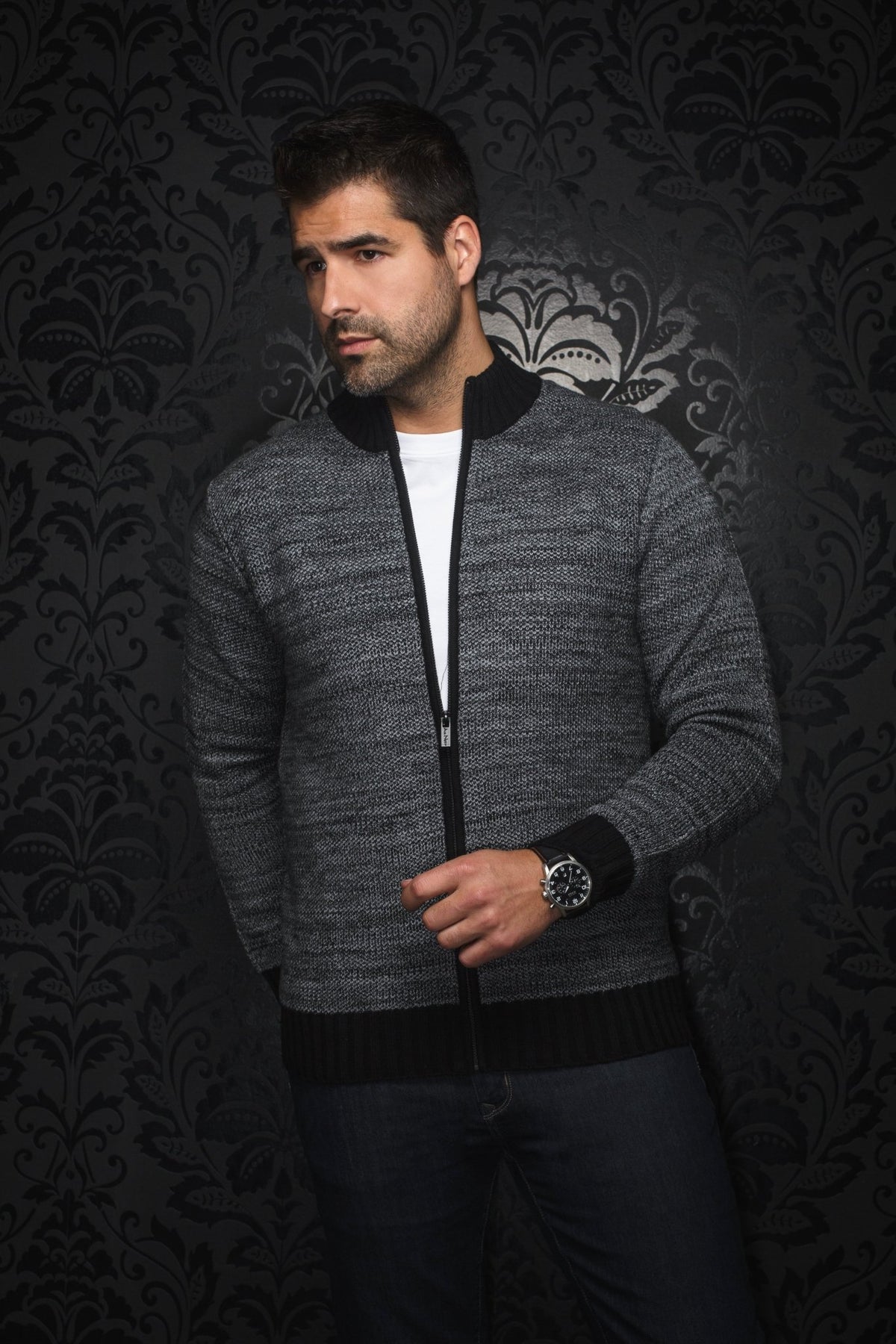 JERSEY DE LANA MERINO | KOSKI, gris - AU NOIR