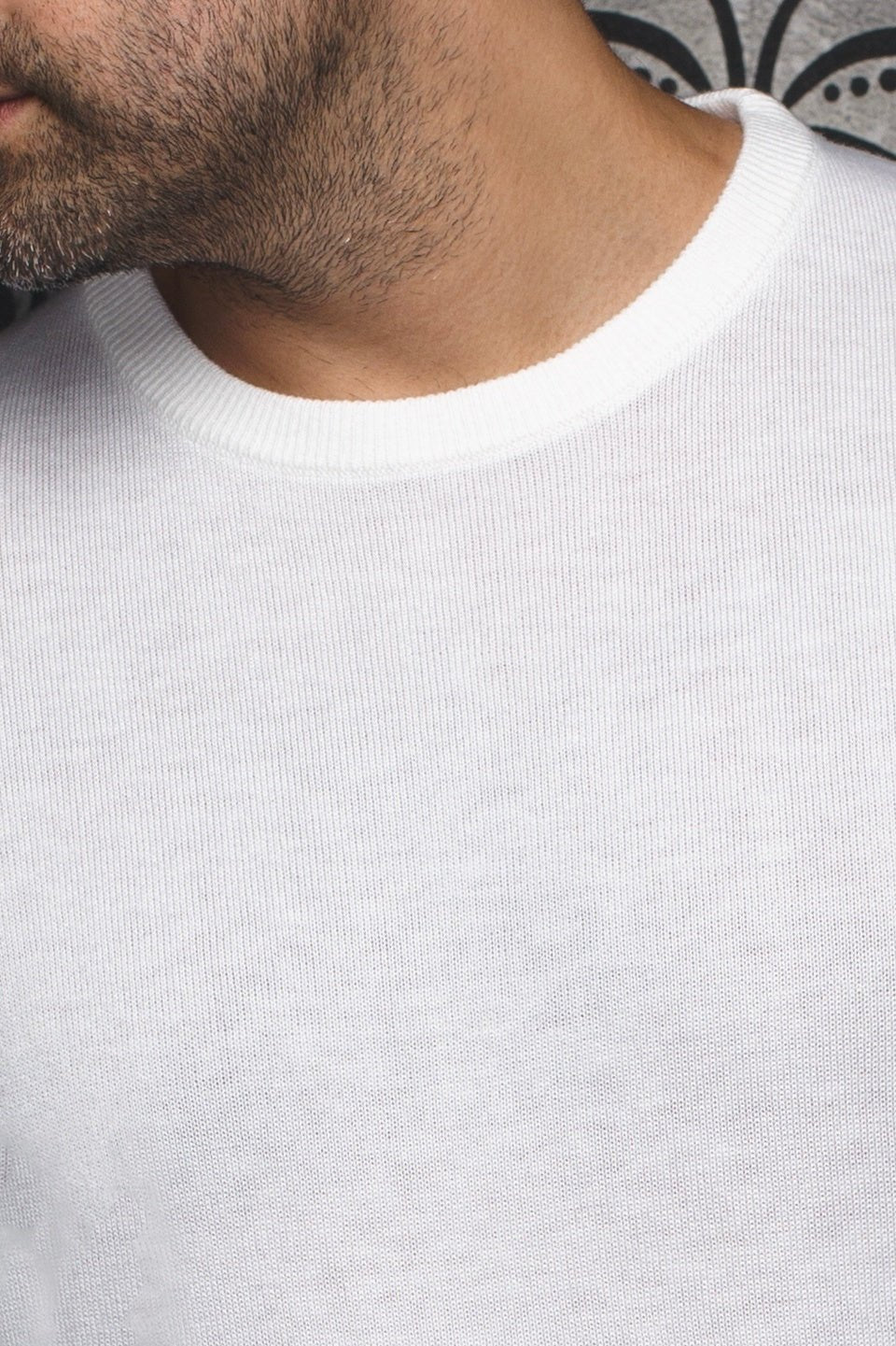 JERSEY DE LANA MERINO | MARINI, color crema - AU NOIR