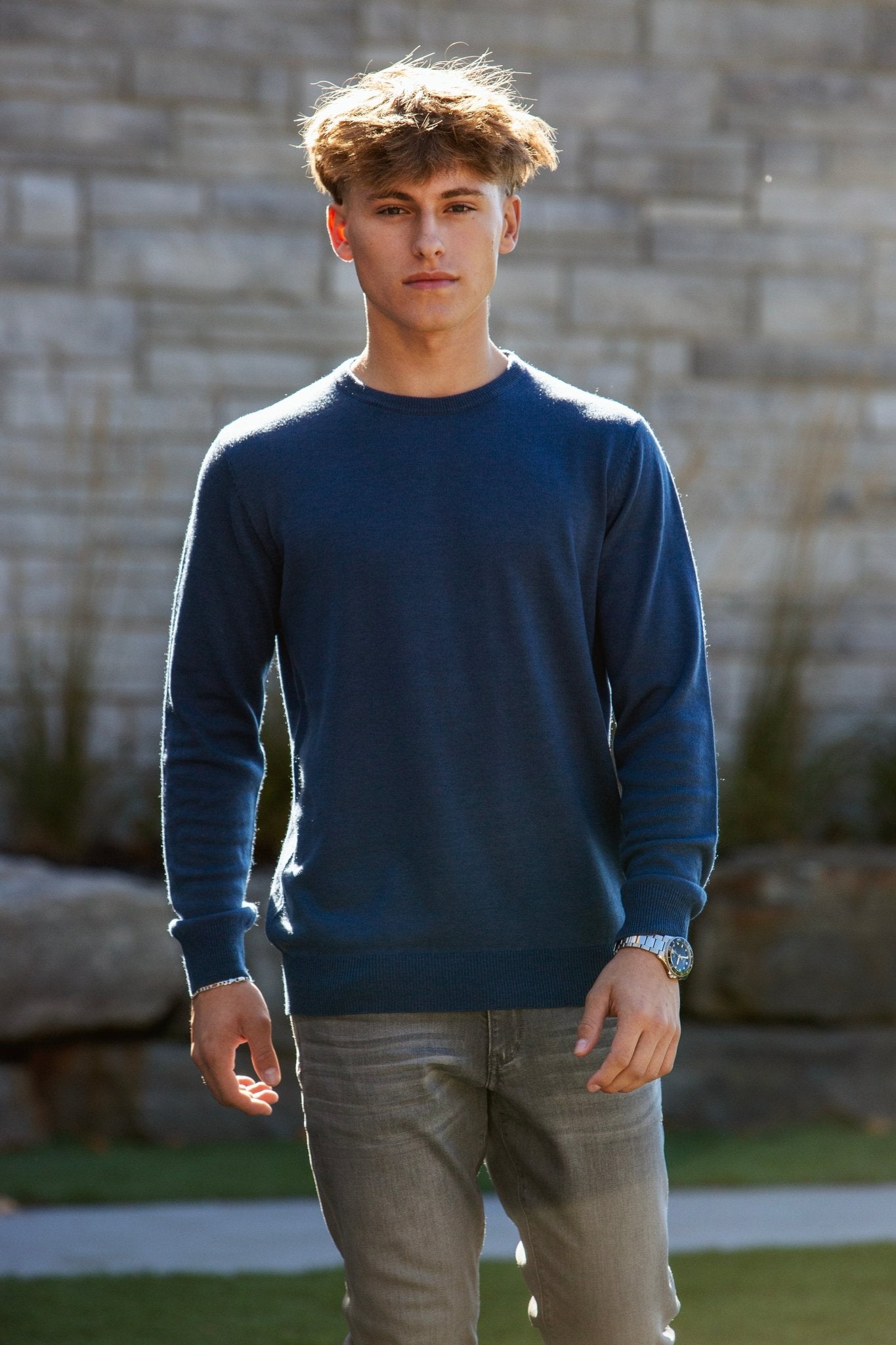 MERINOS WOOL CHANDAIL | MARINI, Midnight - AU NOIR