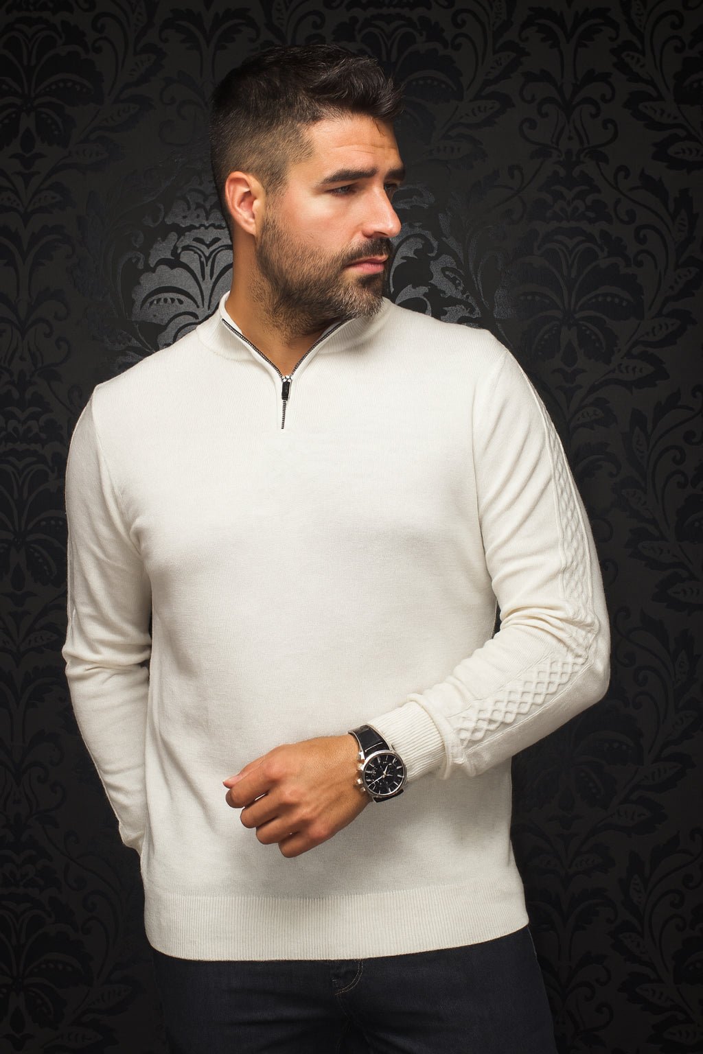 JERSEY DE LANA MERINO | MESTA, Cream - AU NOIR