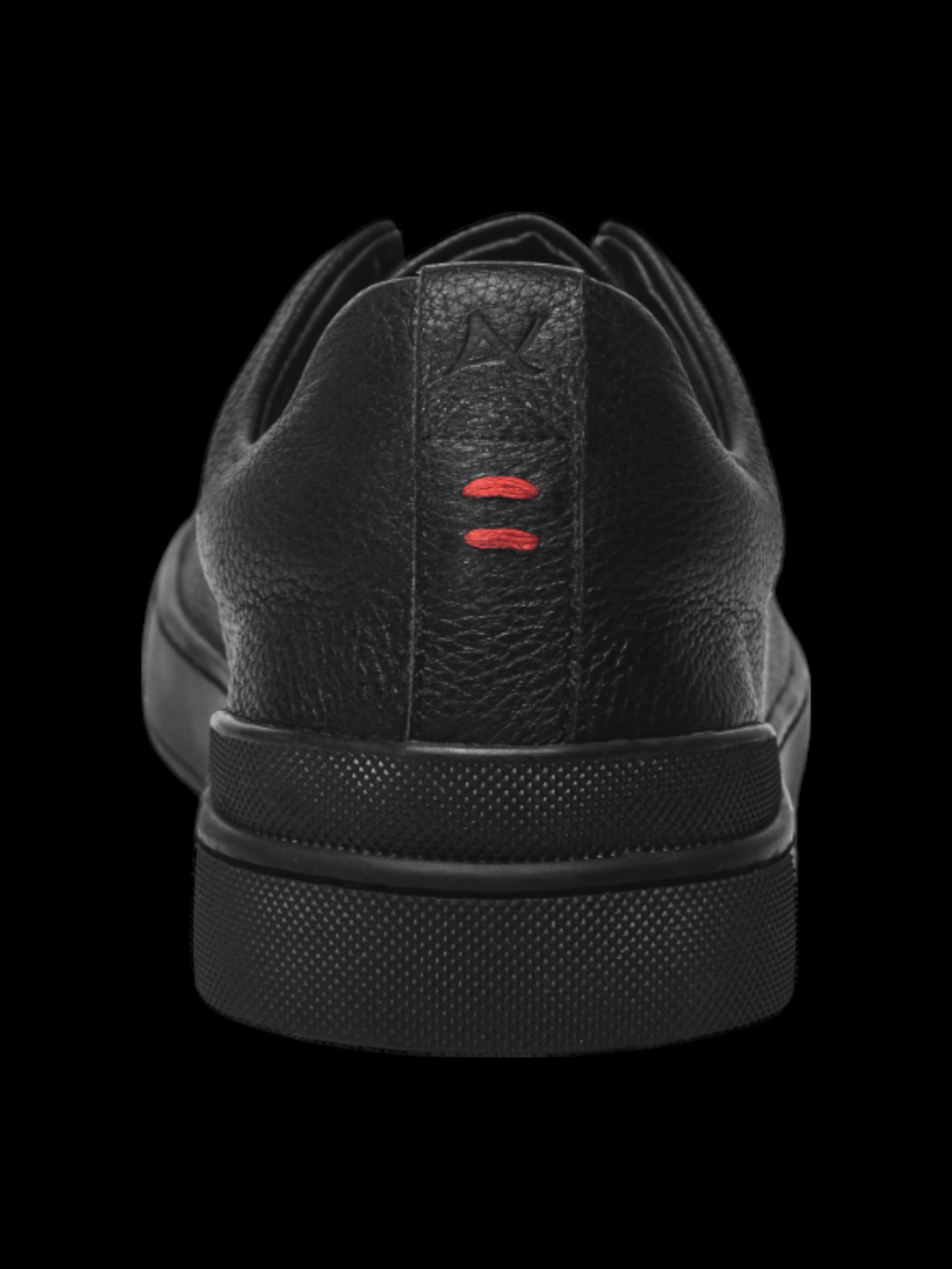 SLIP LEATHER SHOES - ON | HOLDEN, Black - AU NOIR