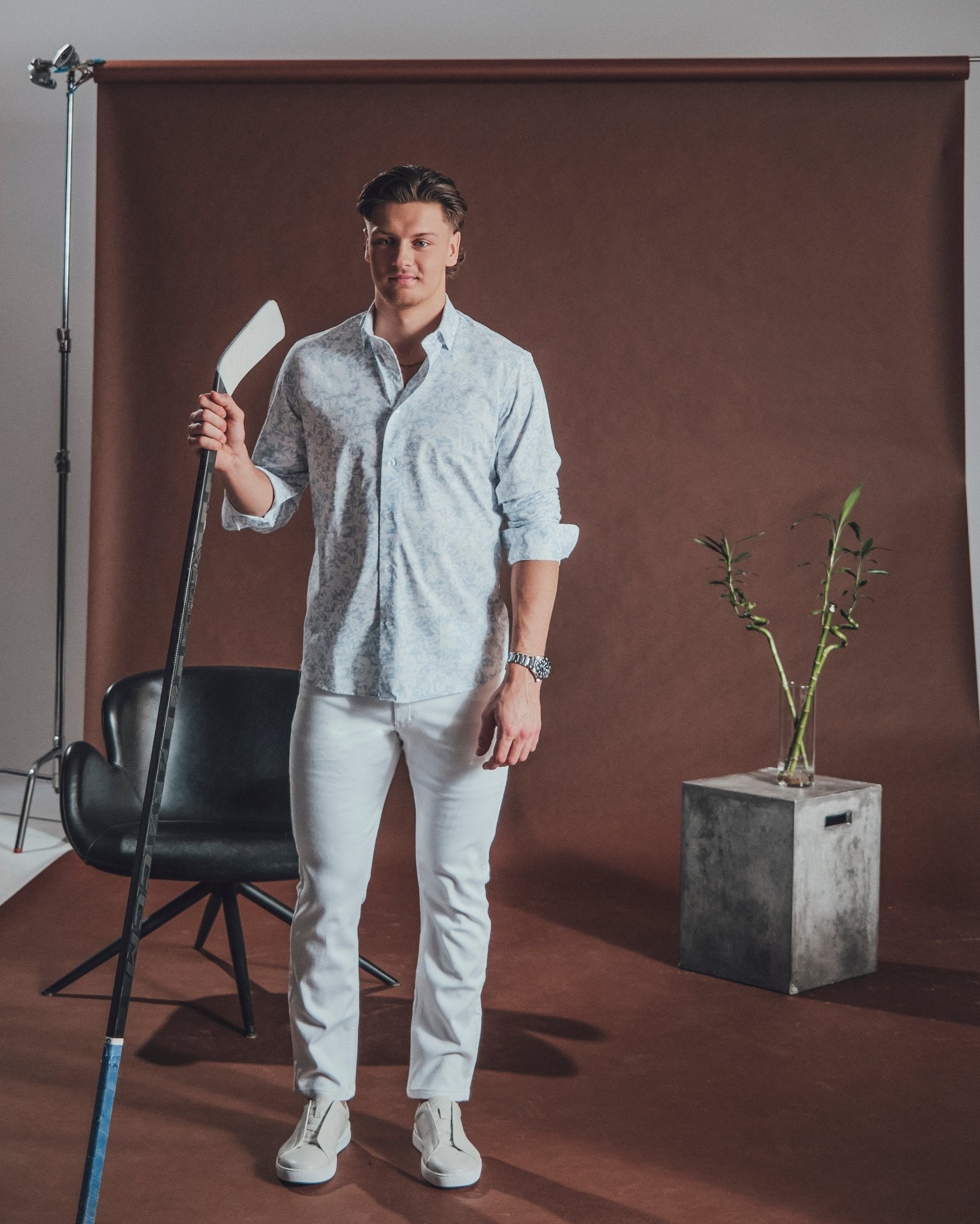 CHAUSSURE CUIRE SLIP - ON | HOLDEN, White/Cream - AU NOIR