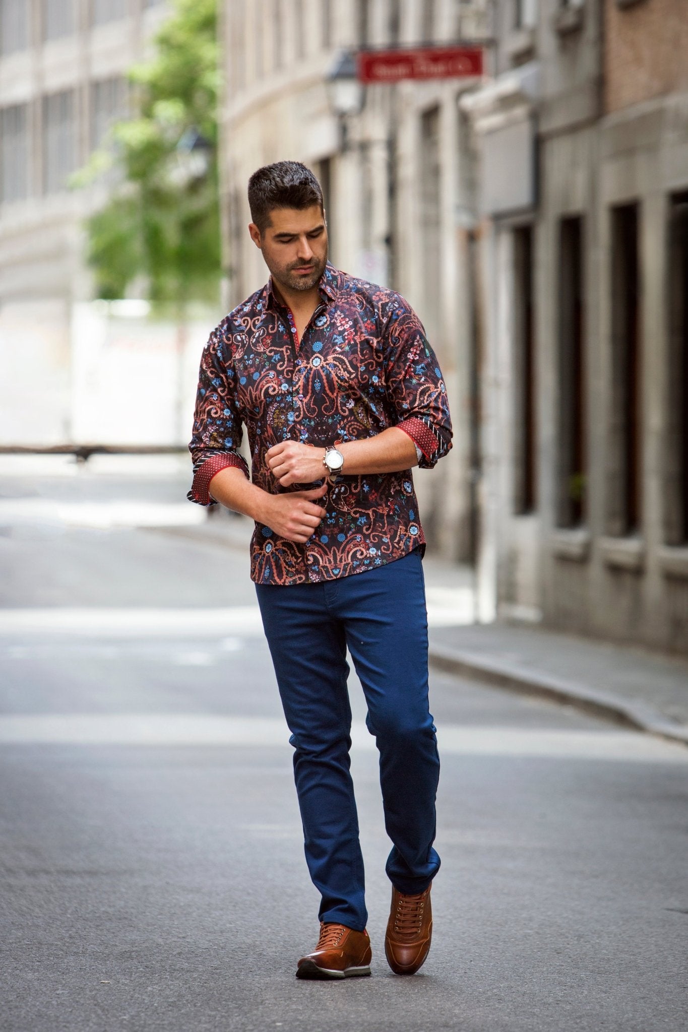 CHEMISE | ABERDEEN, Rust - AU NOIR