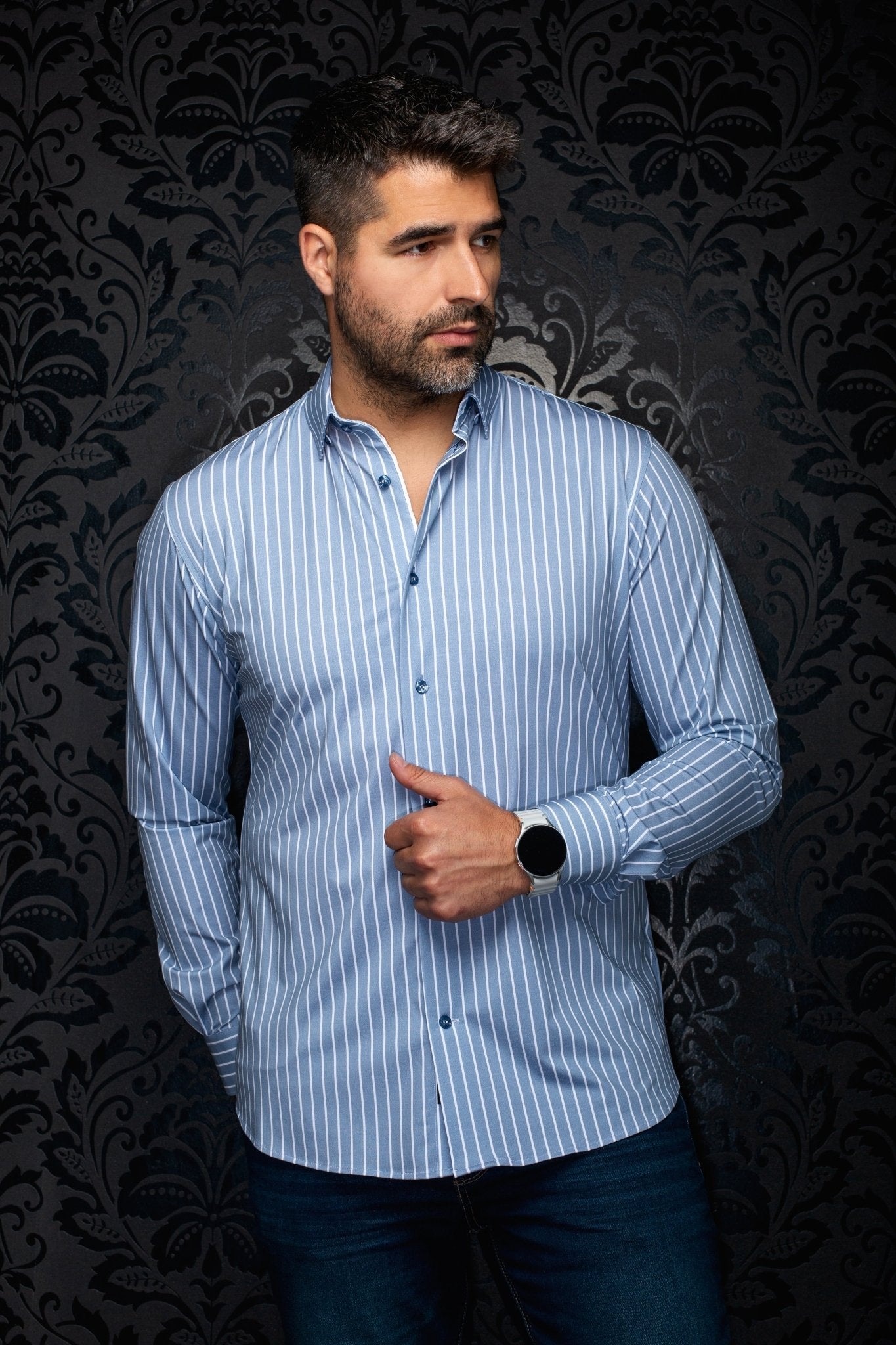 CHEMISE | ALEXANDER MSP, Blue - AU NOIR