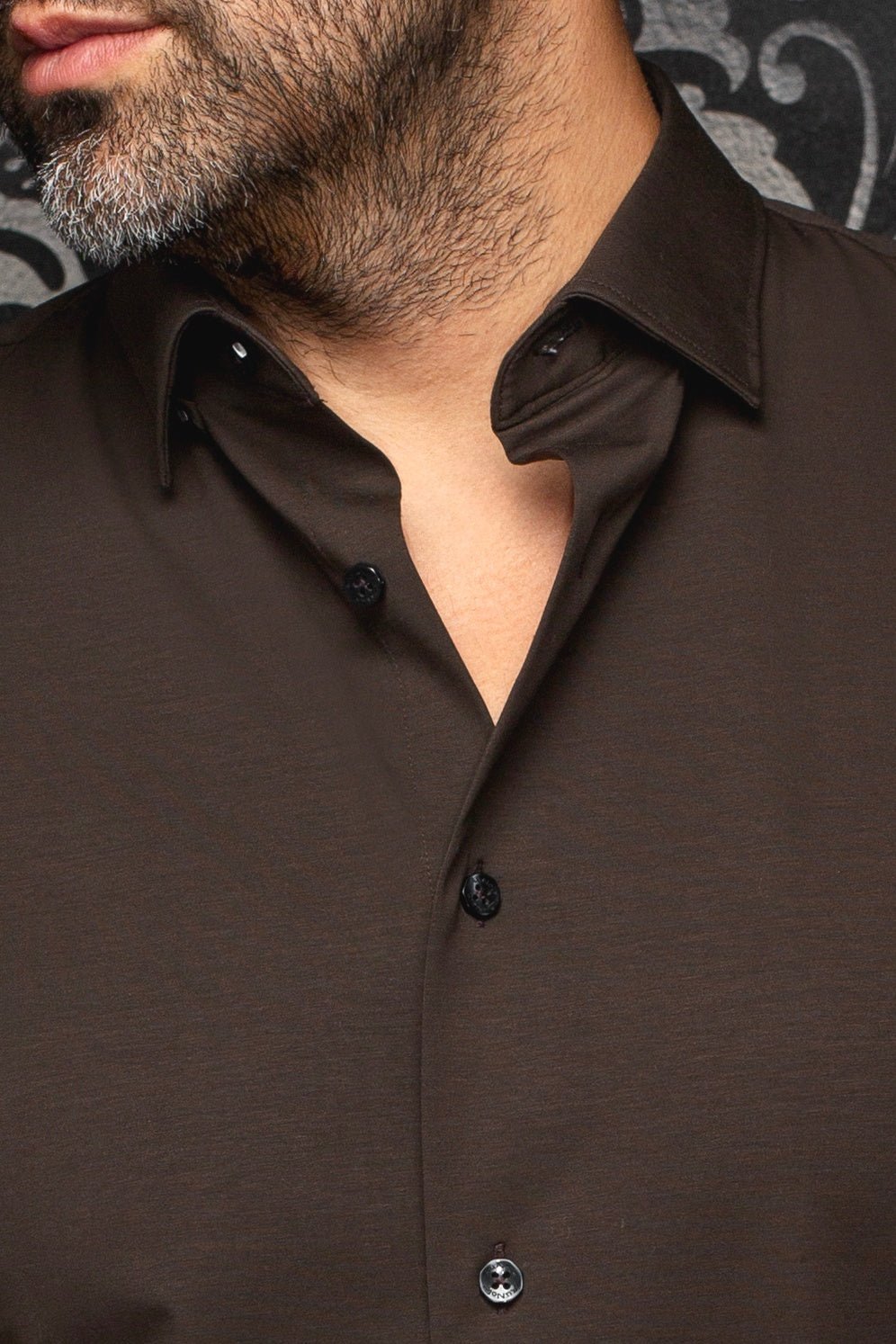 Chemise | ALEXANDER-SLD, Chocolate - AU NOIR