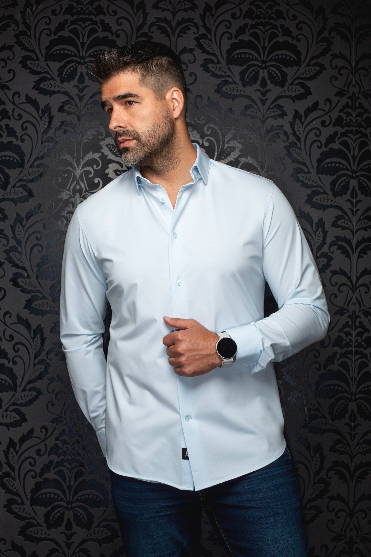 Chemise | ALEXANDER-SLD, Ice Blue - AU NOIR