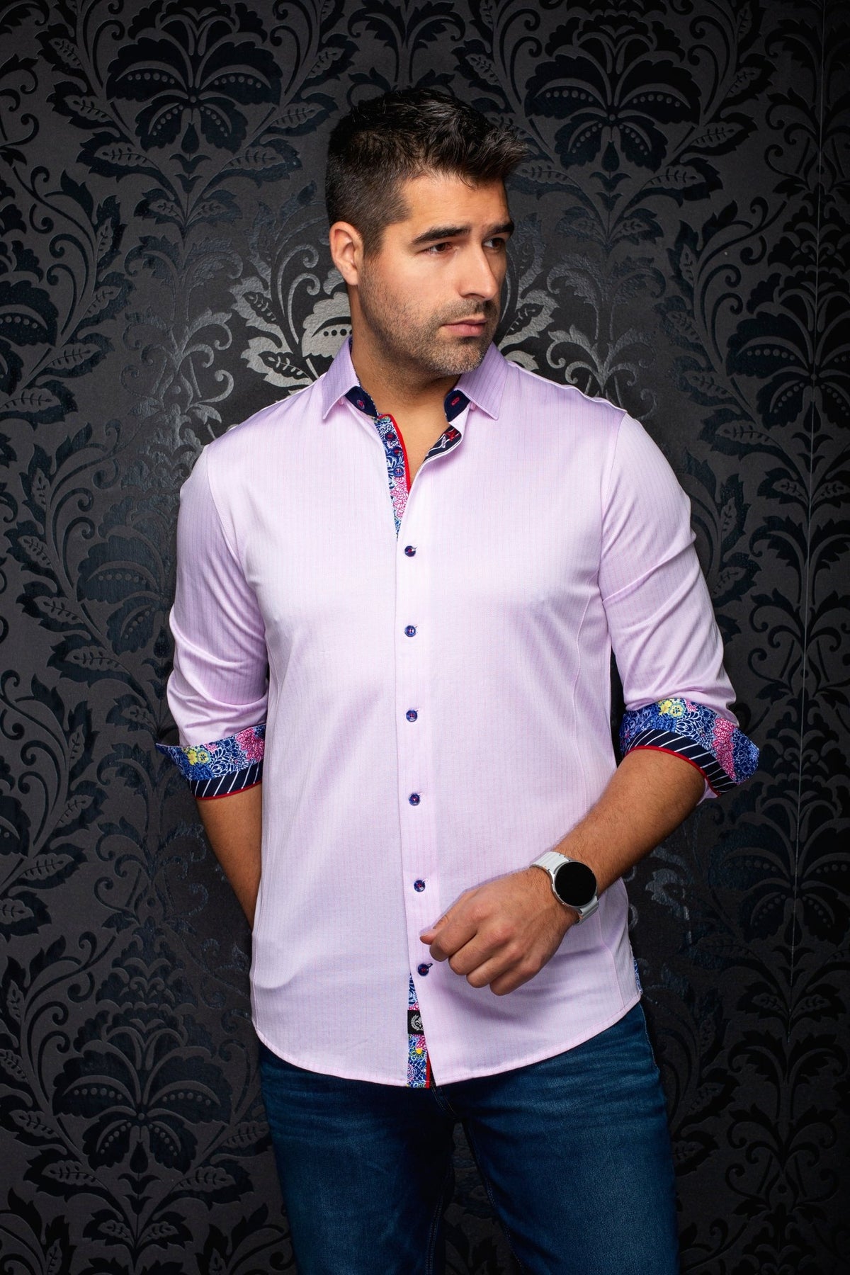 Shirt  ARID, Light Pink - AU NOIR