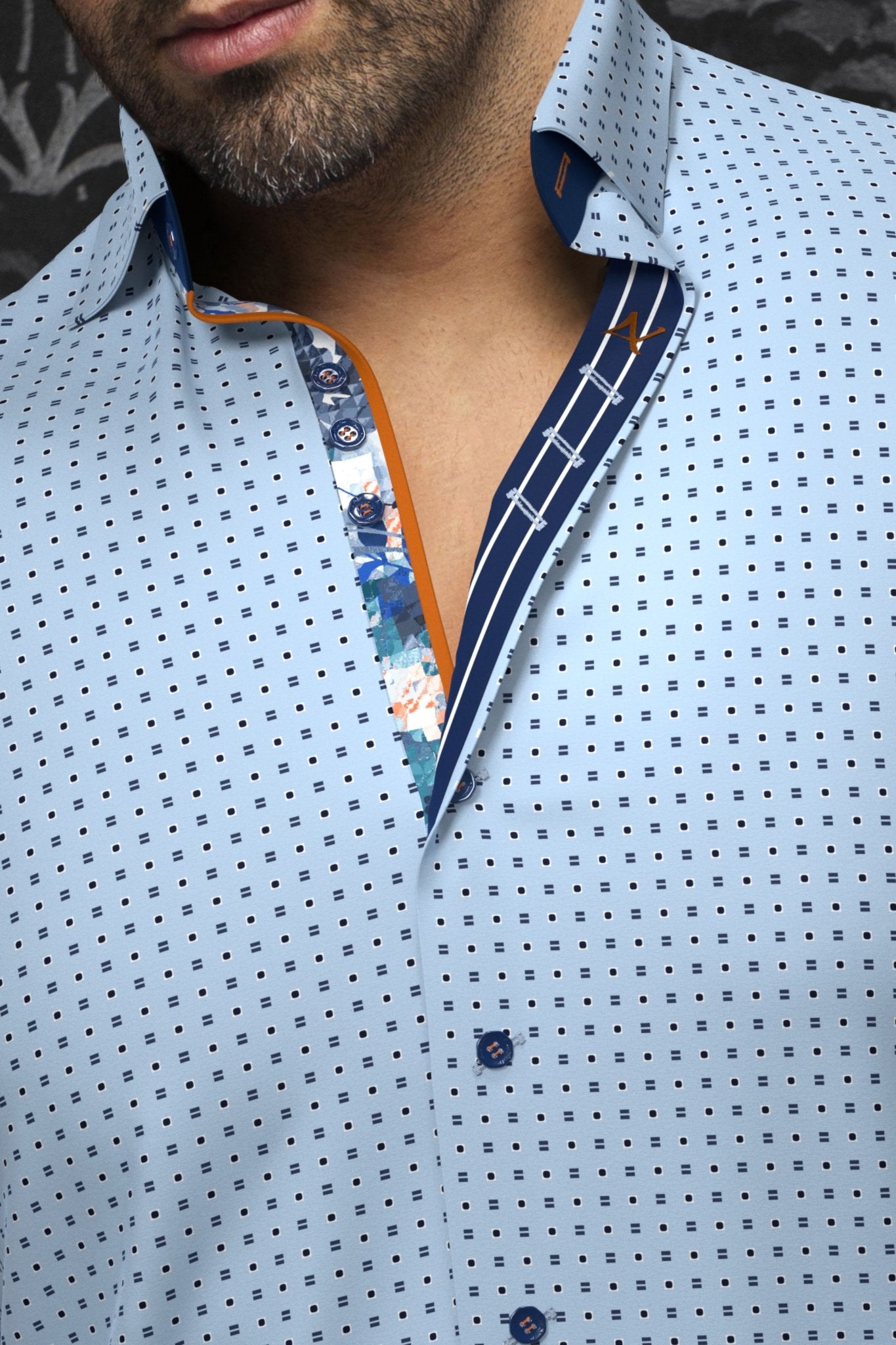 CHEMISE | ARLO, Light Blue - AU NOIR