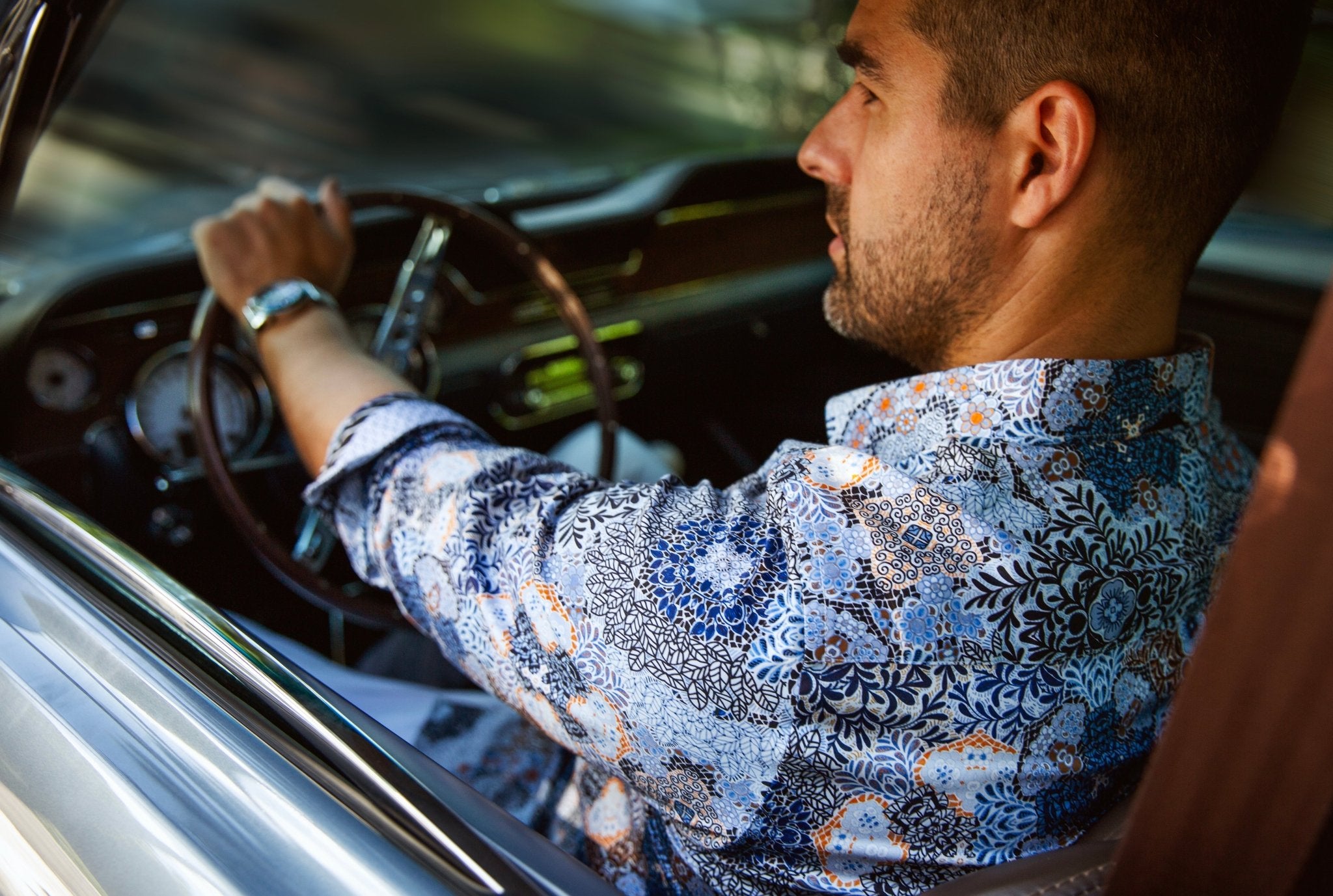 CHEMISE | ASHAR, Blue - AU NOIR