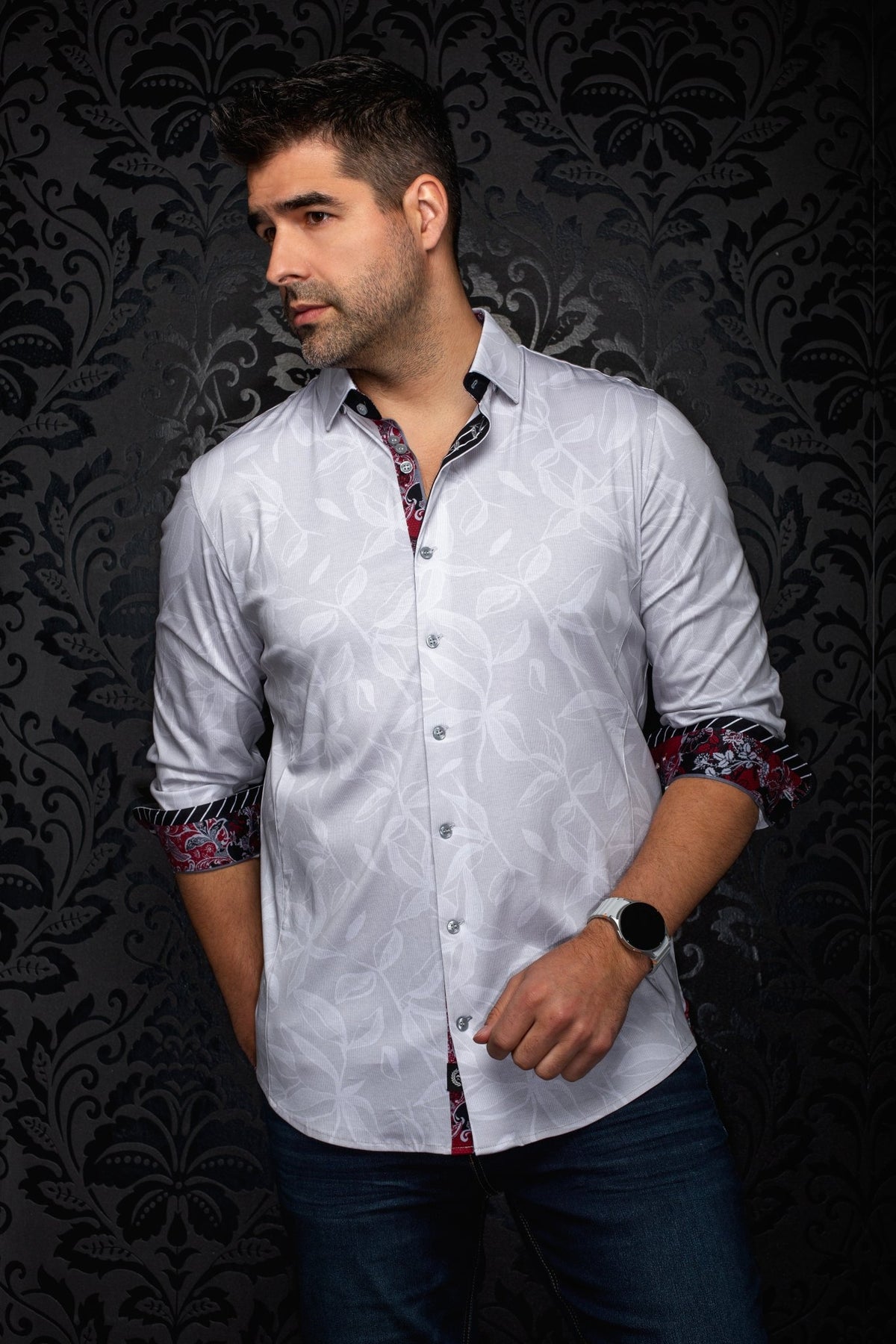CHEMISE | AZRAK, Greige - AU NOIR