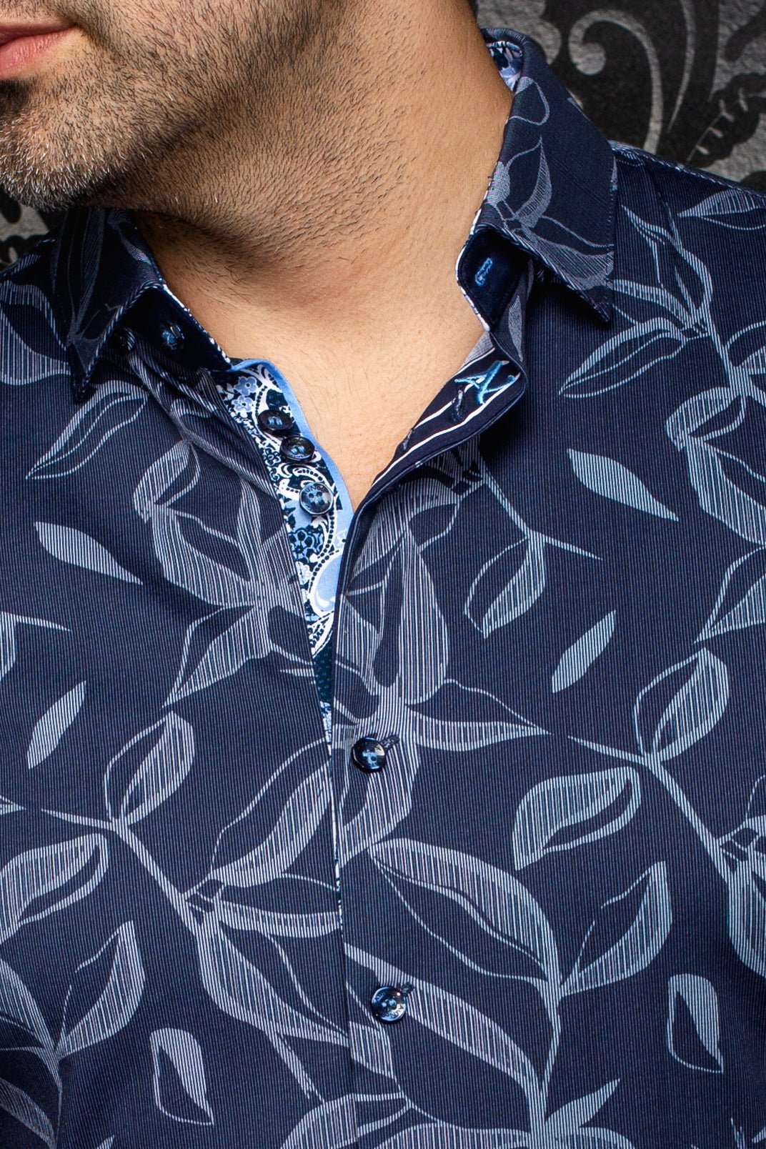 CHEMISE | AZRAK, Navy - AU NOIR
