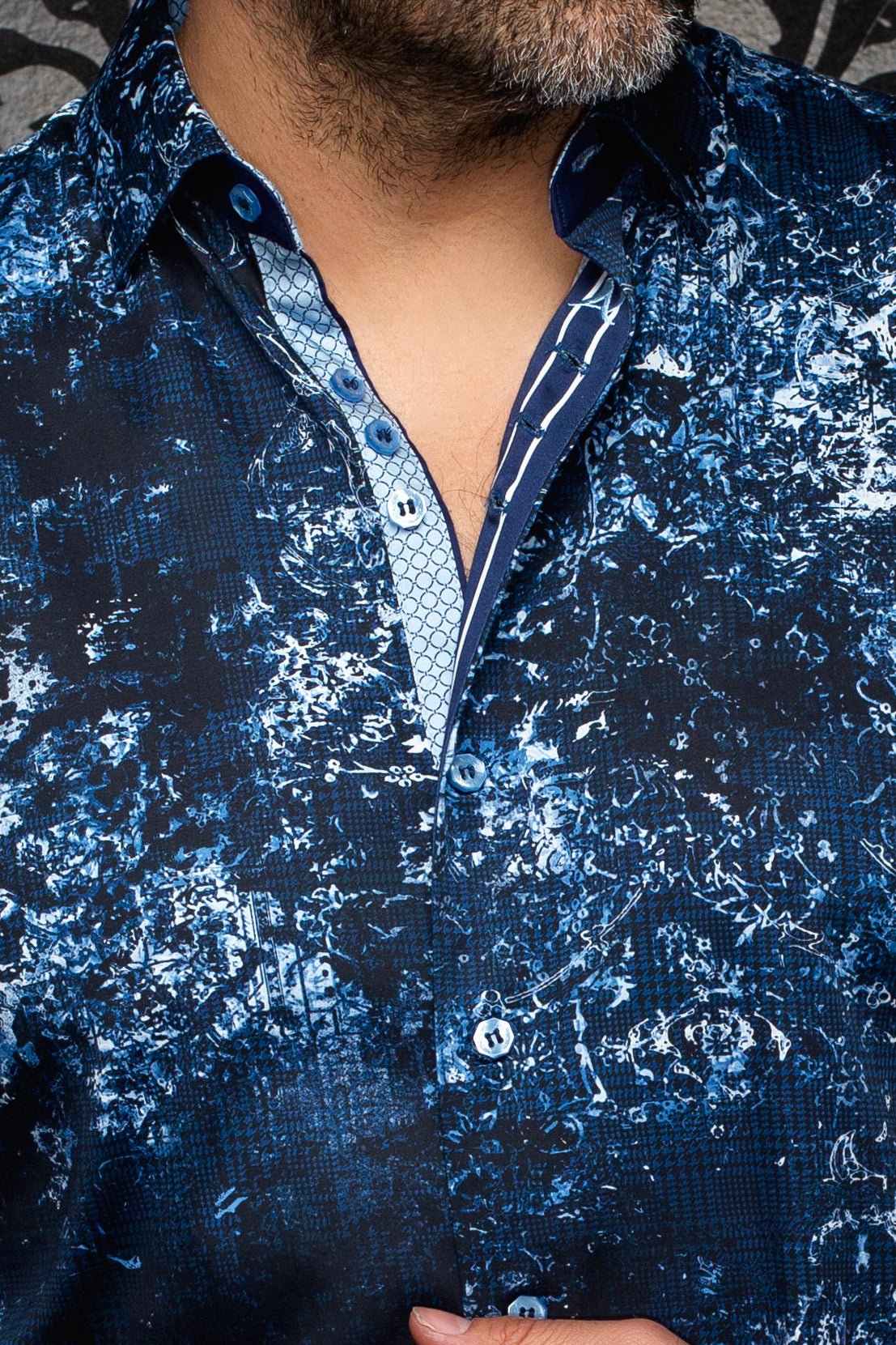 CHEMISE | BARI, Navy - AU NOIR