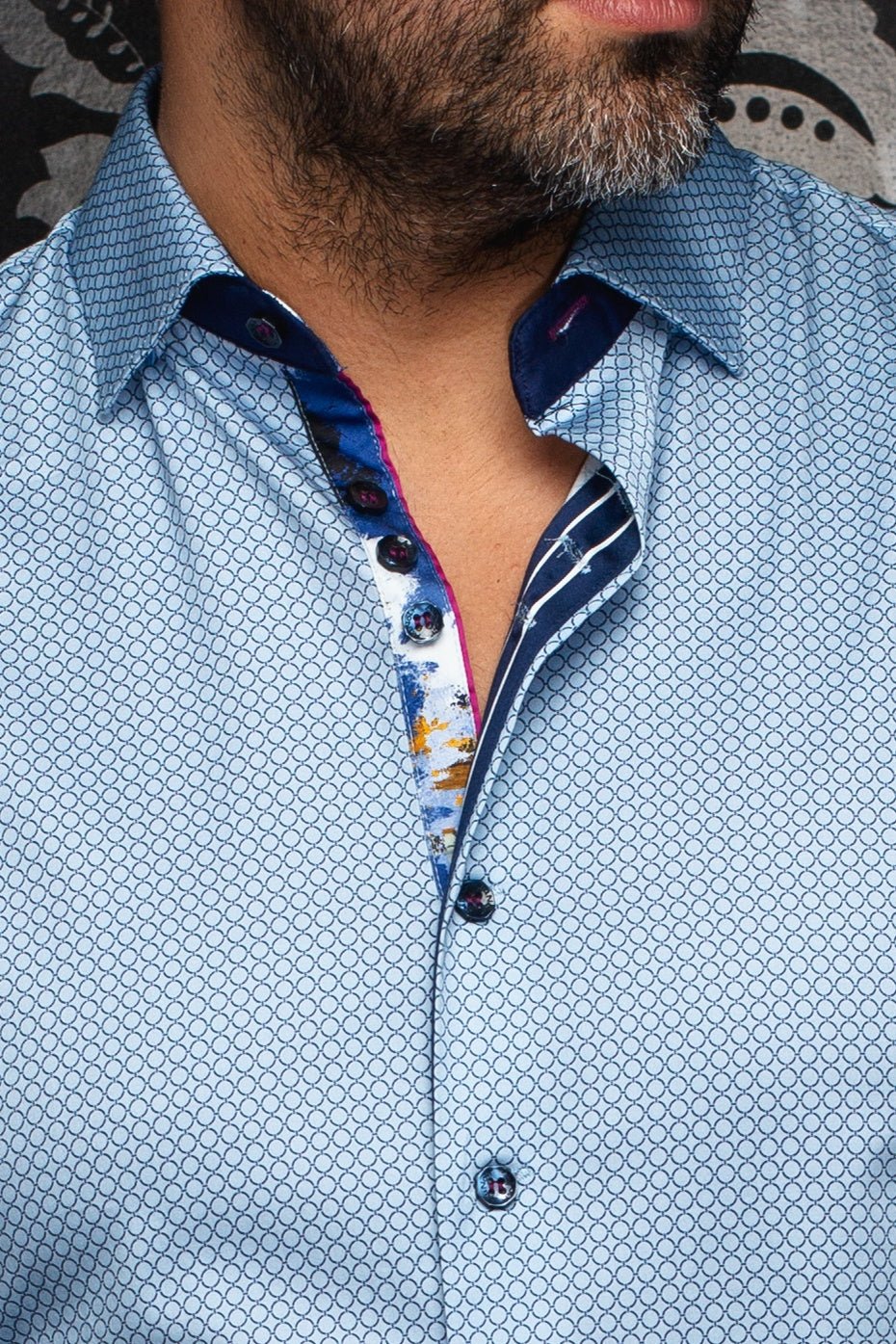 Shirt  BARRICADE, Light Blue - AU NOIR