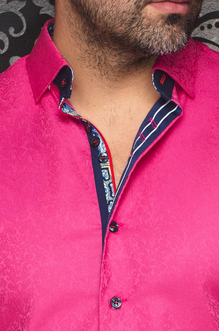 Shirt  CAPELLA, Fuchsia - AU NOIR