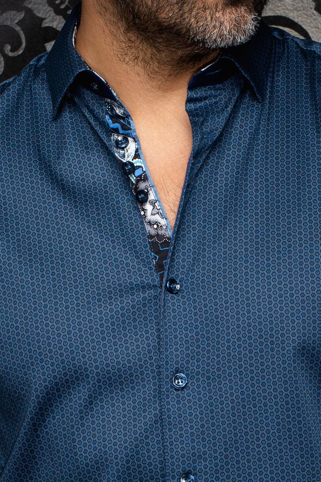 CHEMISE | CATANIA, Navy - AU NOIR