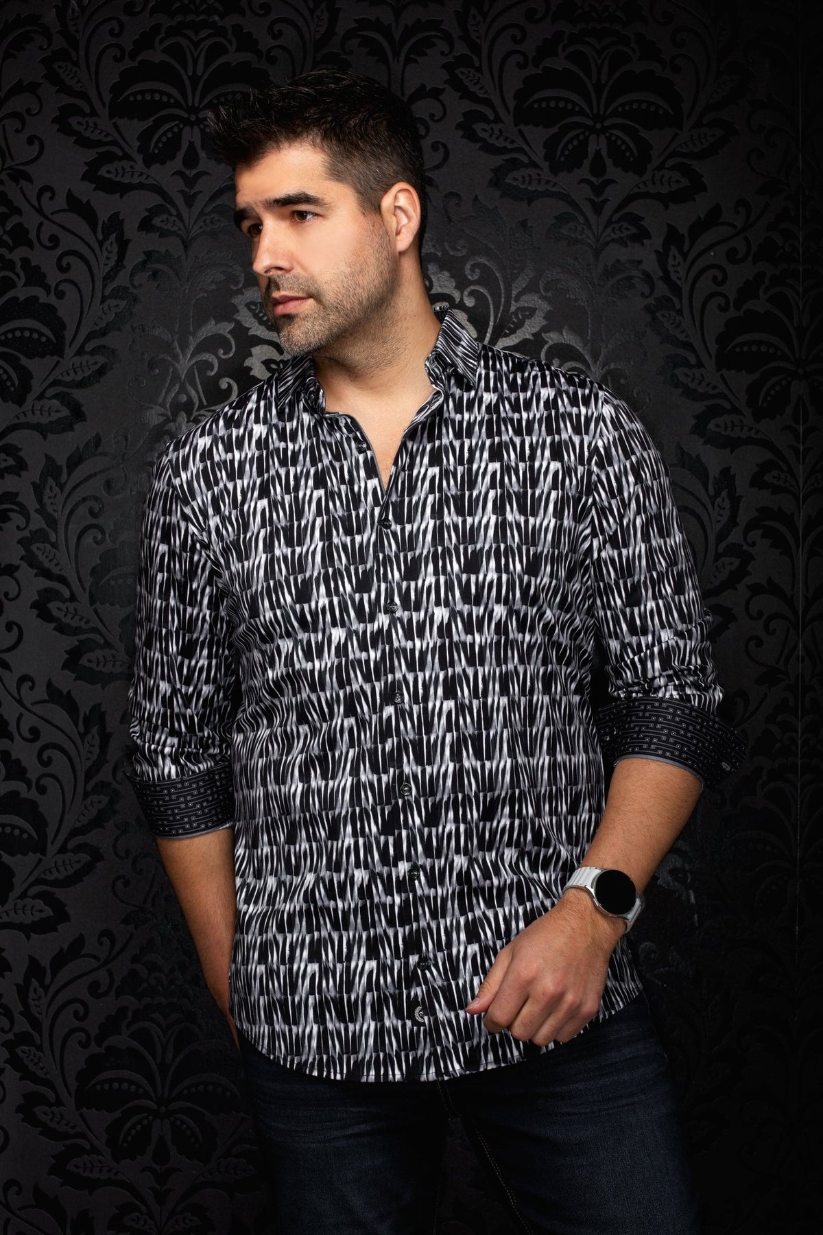 CHEMISE | DARIAN, Black - AU NOIR