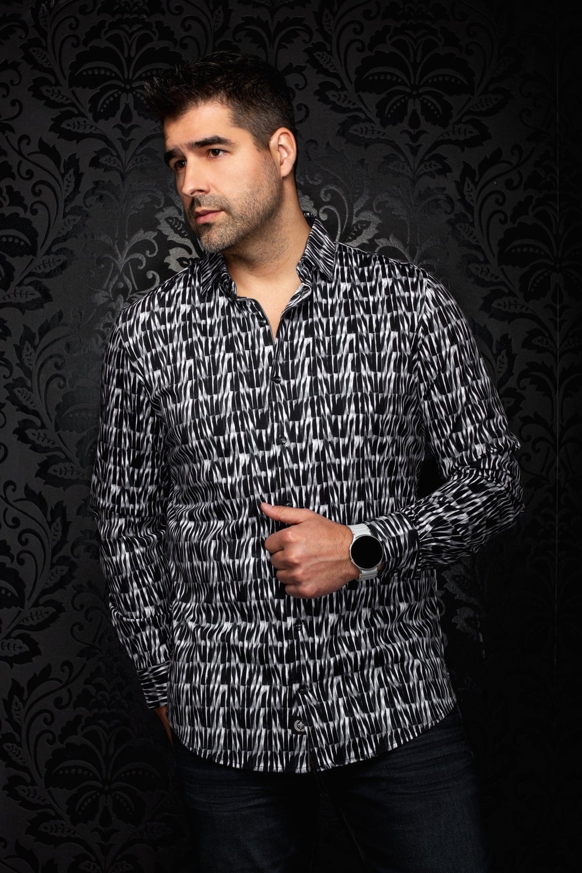CHEMISE | DARIAN, Black - AU NOIR