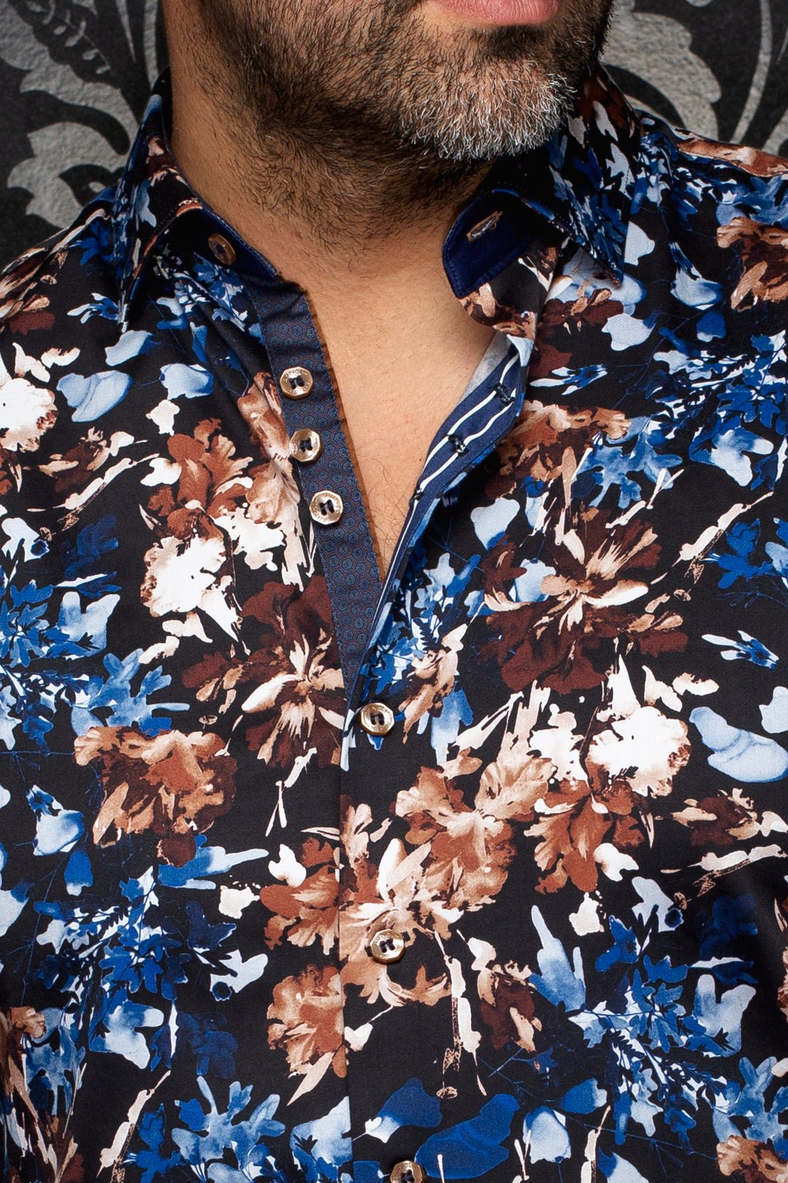 CHEMISE | DONOVAN, Navy - AU NOIR