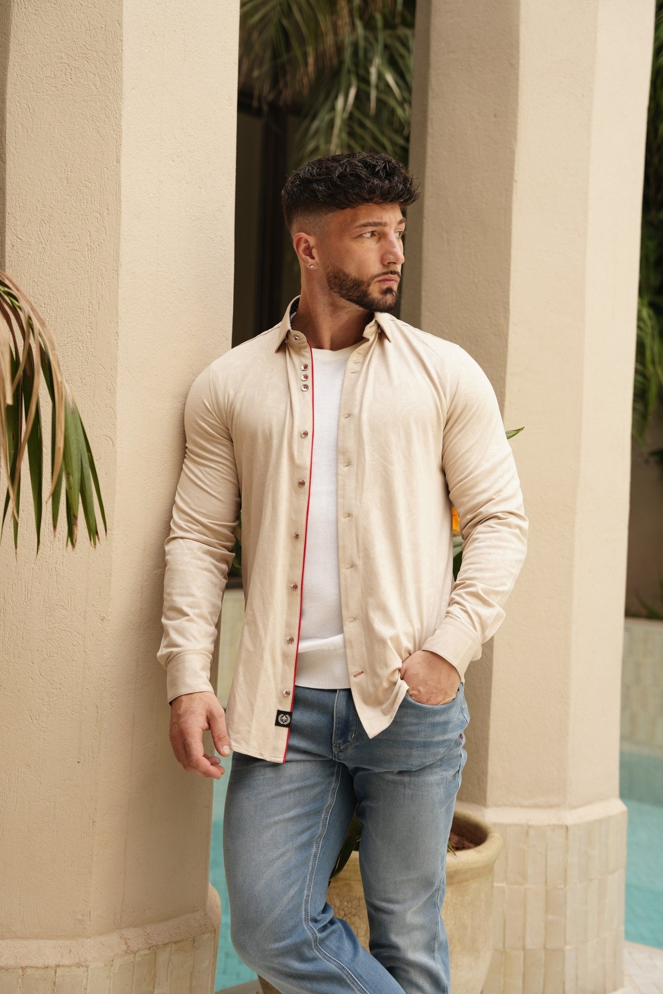 CHEMISE | DUNN, Stone - AU NOIR